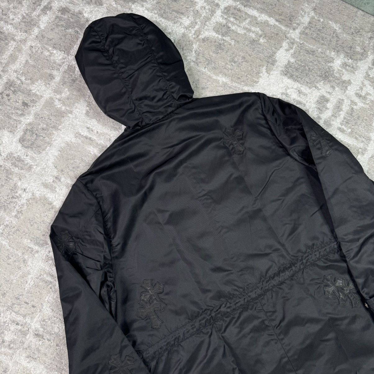 Chrome Hearts Chrome hearts nylon cross patch fishtail zip up parka jacket Size US L / EU 52-54 / 3 - 14 Thumbnail