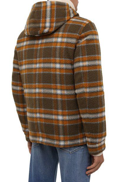 Marni o1y0225 Wool Hooded Jacket in Multicolor Size US M / EU 48-50 / 2 - 4 Thumbnail