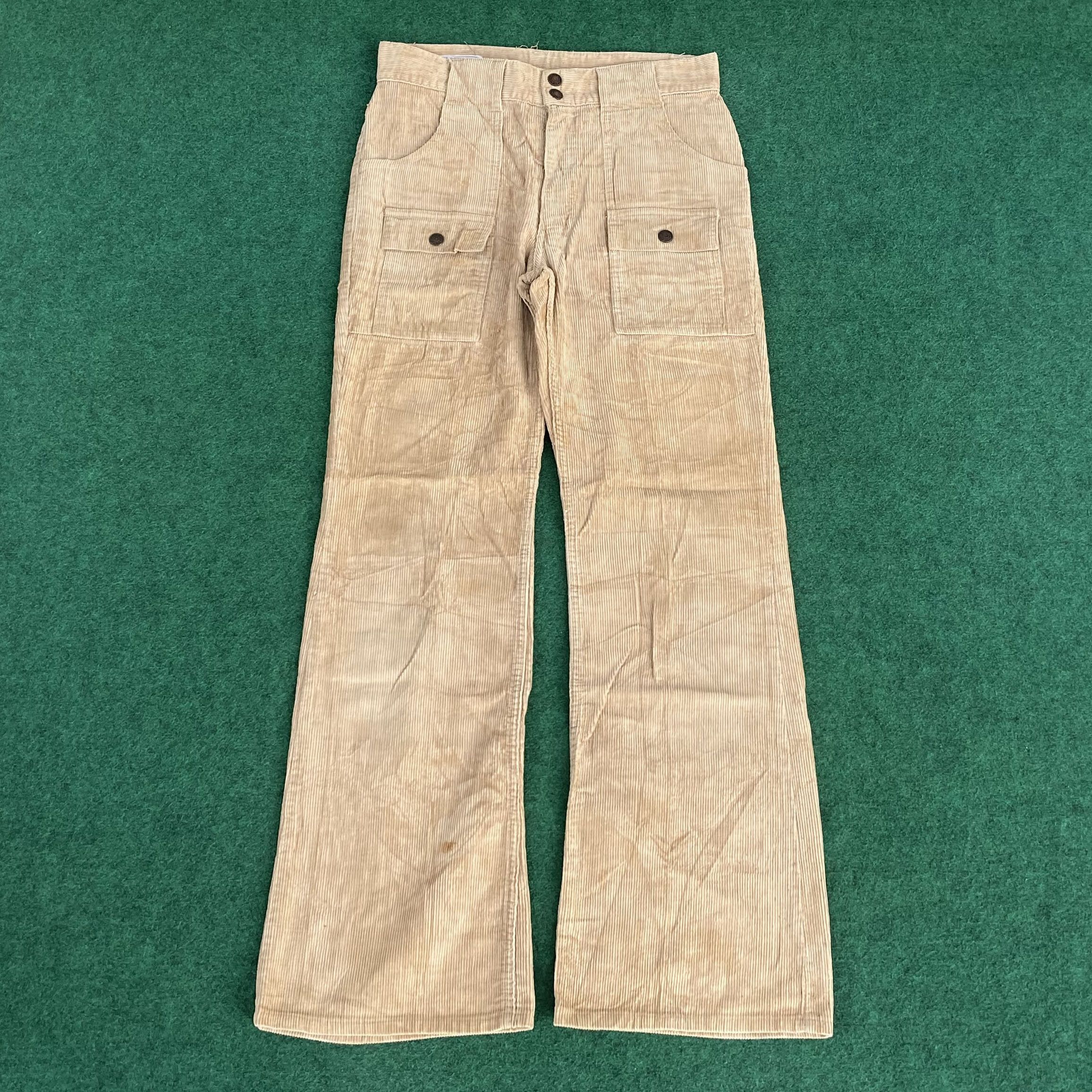 Vtg Edwin Bush Pant Mr 50 Flare 80s Bootcut Jeans - Main Image