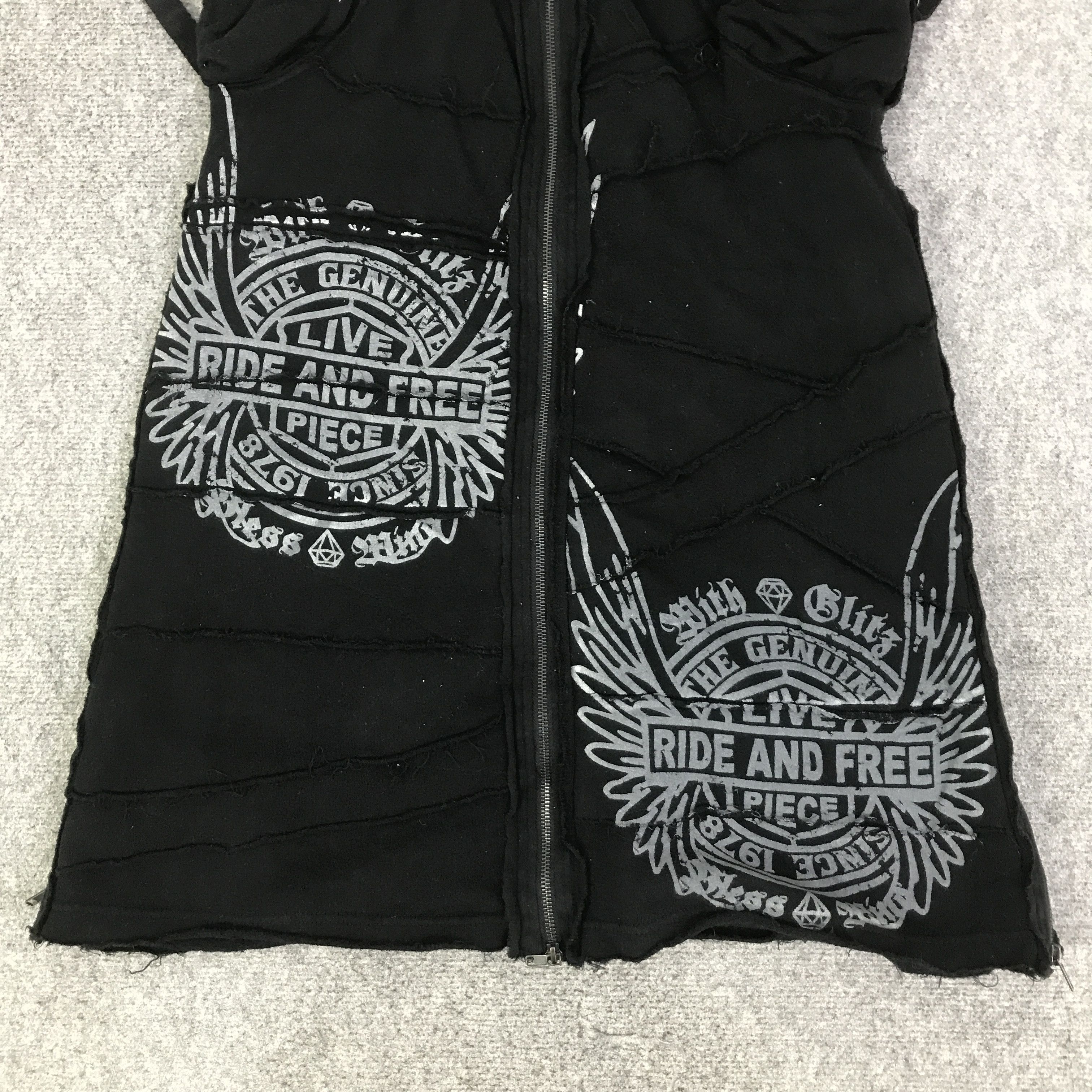 Japanese Brand PUNK SKIRT BLACK JAPANESE BRAND MEXI SKIRT K130B6 Size 28" / US 6 / IT 42 - 6 Thumbnail