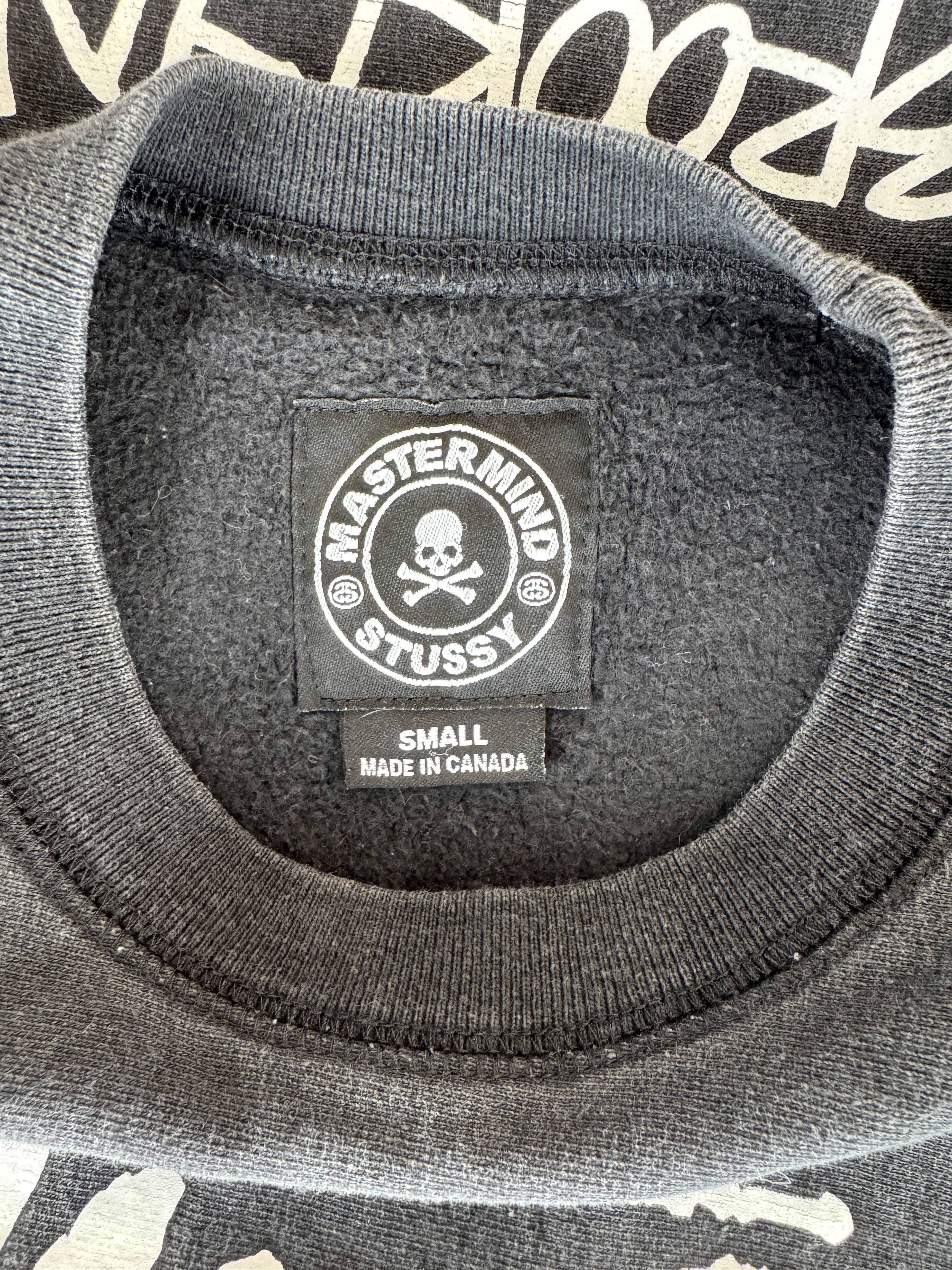 Mastermind Japan × Stussy STUSSY X MASTERMIND JAPAN CREWNECK SWEATSHIRT BLACK SMALL Size US S / EU 44-46 / 1 - 8 Thumbnail