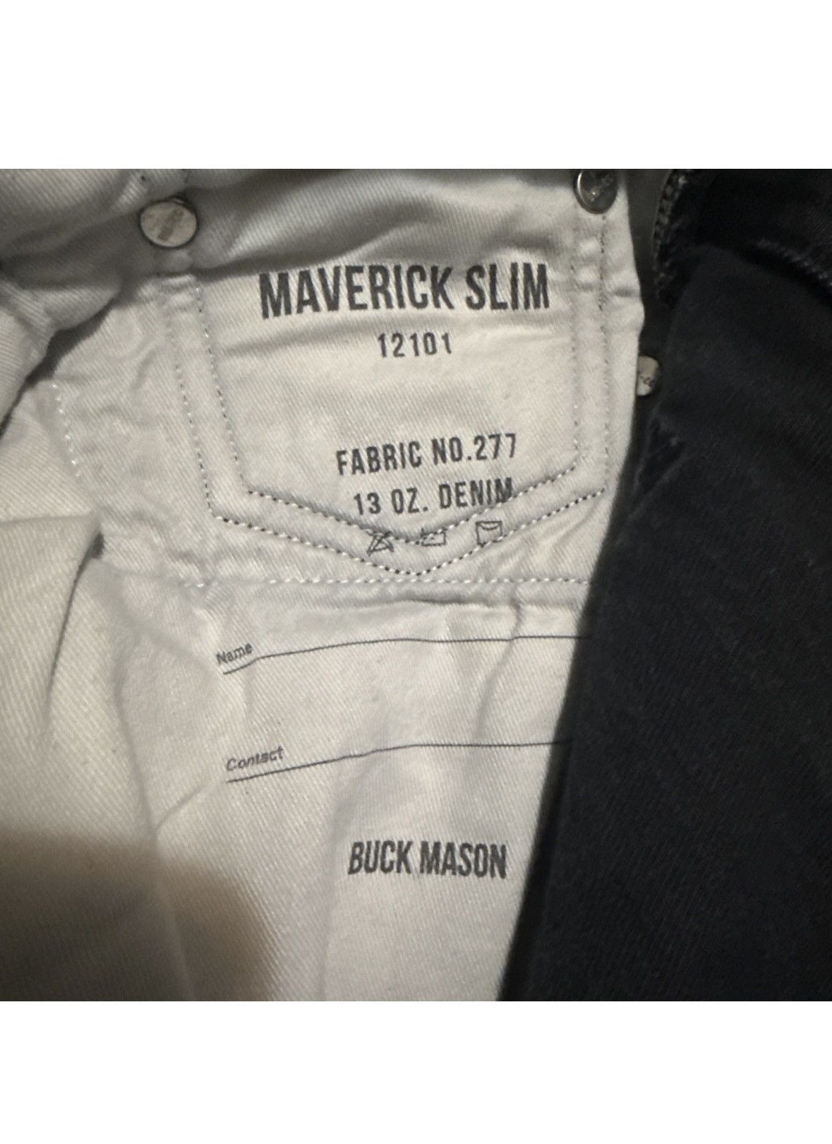 Buck Mason Buck Mason Maverick Slim Fit Jeans 32x 34 Size US 32 / EU 48 - 4 Thumbnail