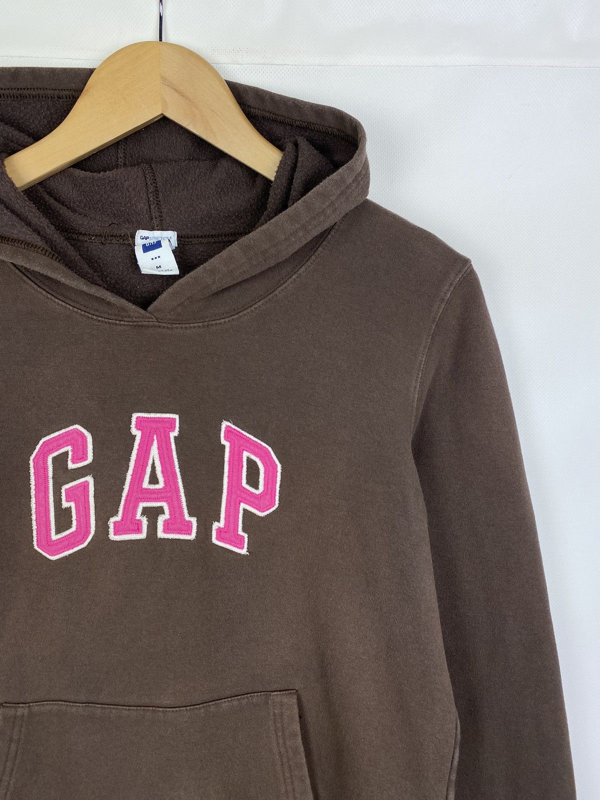 Gap × Vintage Y2K Vintage Gap ladies brown hoodie Kylie Jenner style Size M / US 6-8 / IT 42-44 - 6 Thumbnail