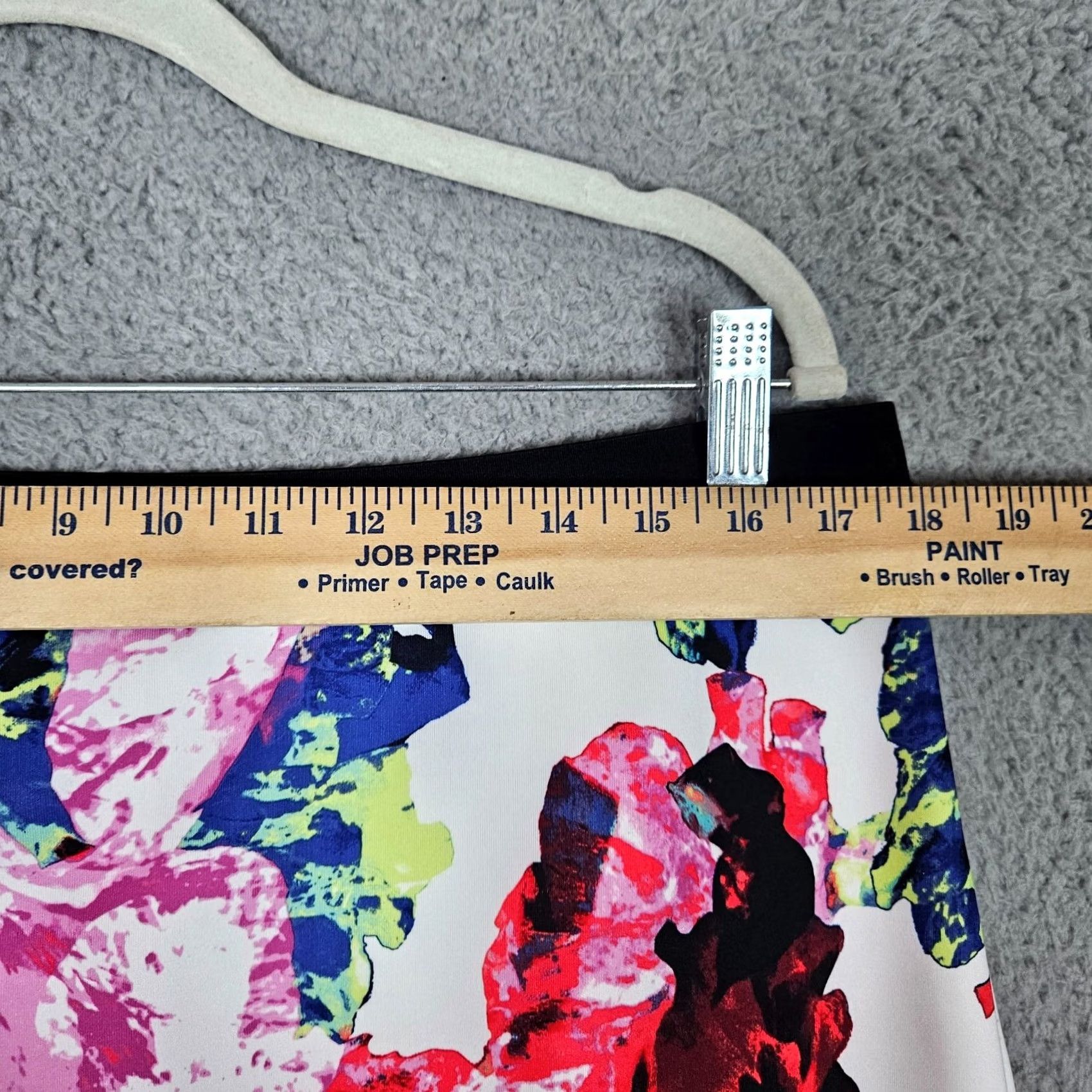 MILLY MILLY Skirt Women's Rosabella Graffiti Print Tube Skirt Size XL Multicolor Size 40" / US 18 - 3 Thumbnail