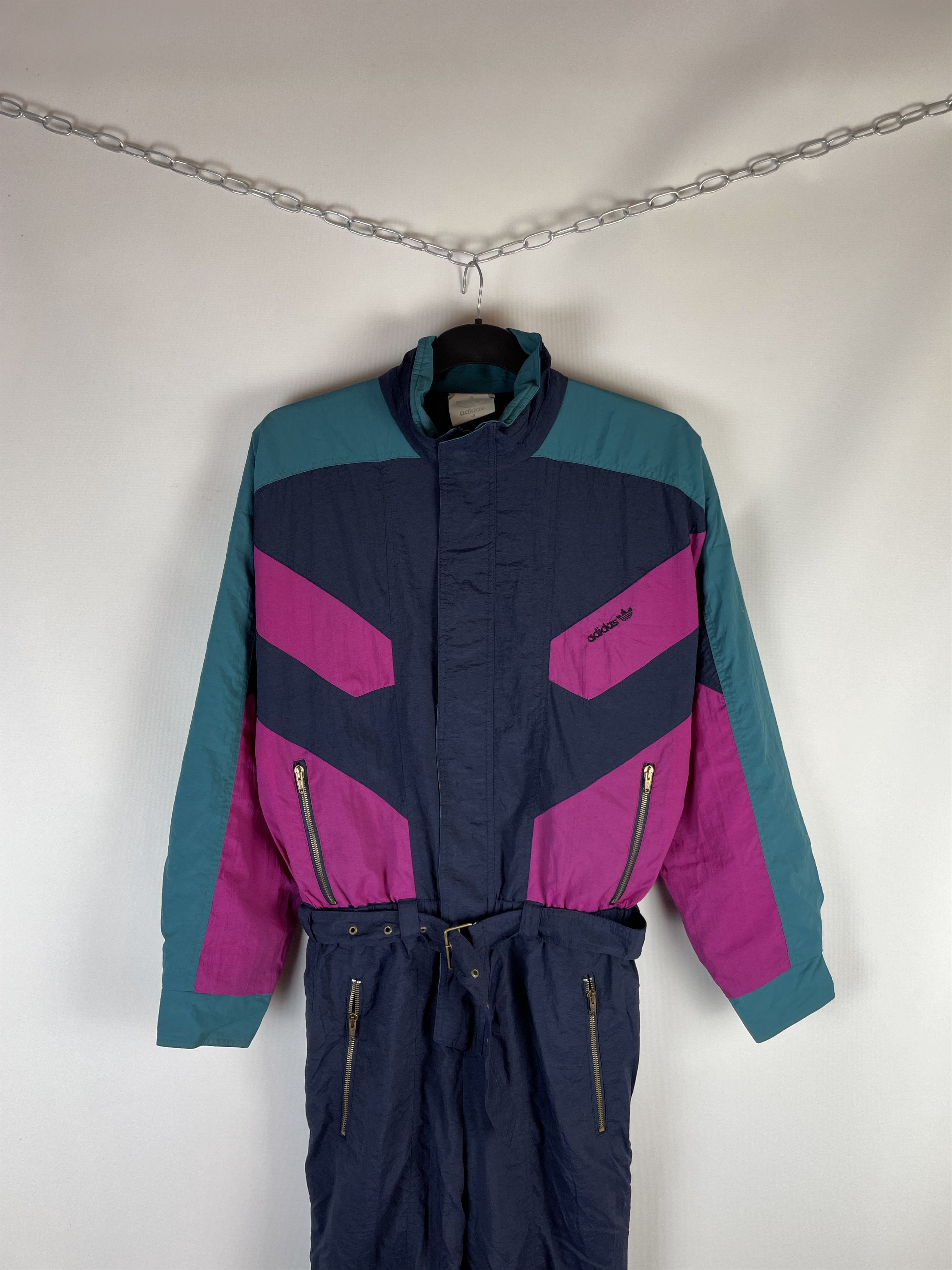 Adidas 90s ADIDAS Skisuit insulated Jumpsuit color block winter y2k Size US S / EU 44-46 / 1 - 2 Thumbnail