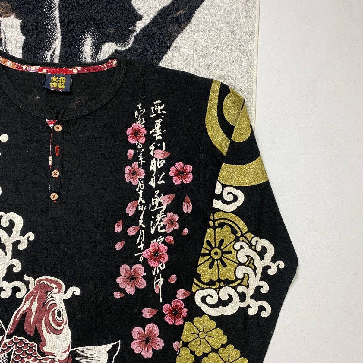 Designer × Japanese Brand × Other Vintage Sukajan Long sleeve y2k lgb style Size US L / EU 52-54 / 3 - 4 Thumbnail