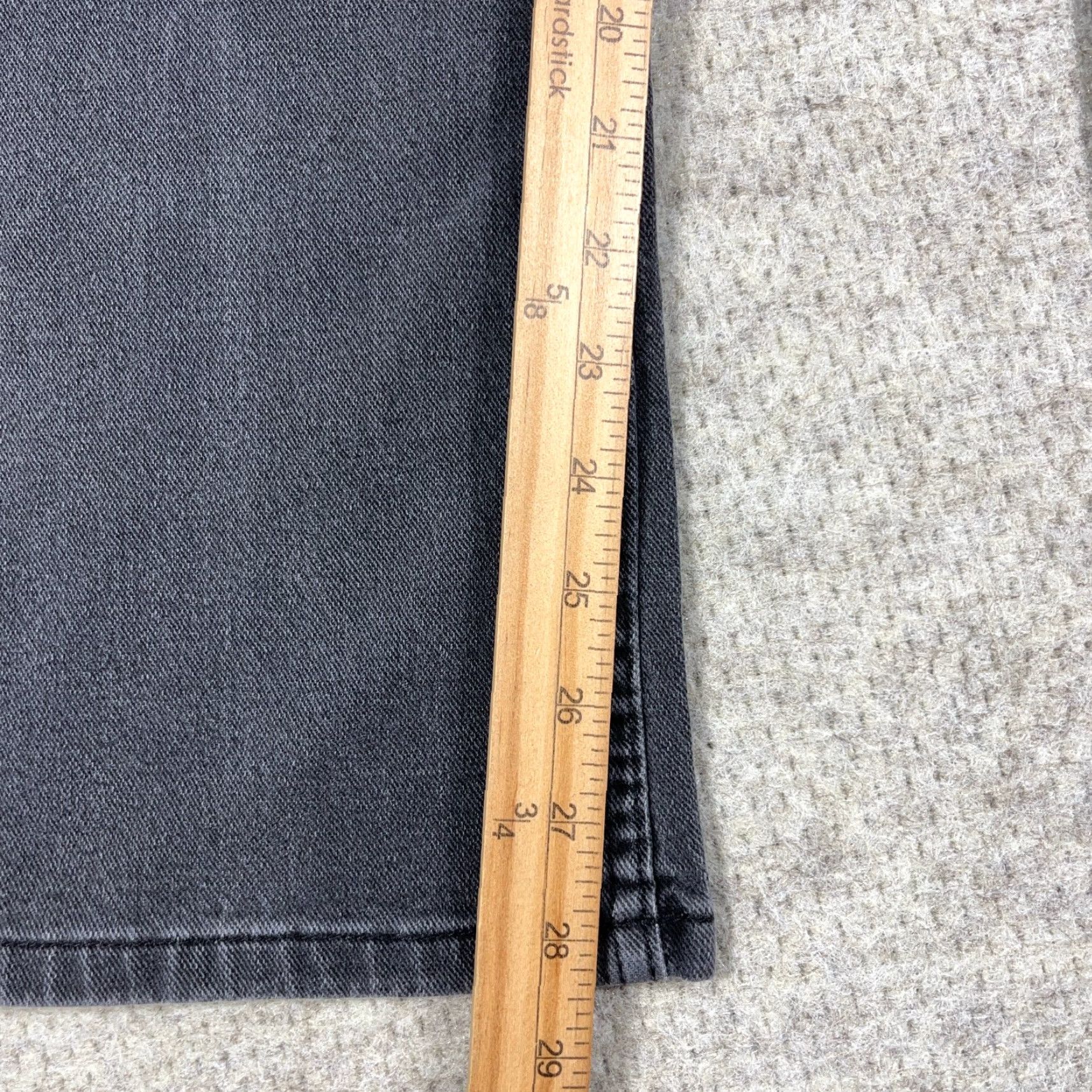 Harley Davidson VINTAGE Harley-Davidson Jeans Women 4 Boot Cut Faded Black Mid Rise Biker VTG Y2K Jeans Women Boots? Size 27" / US 4 / IT 40 - 7 Thumbnail