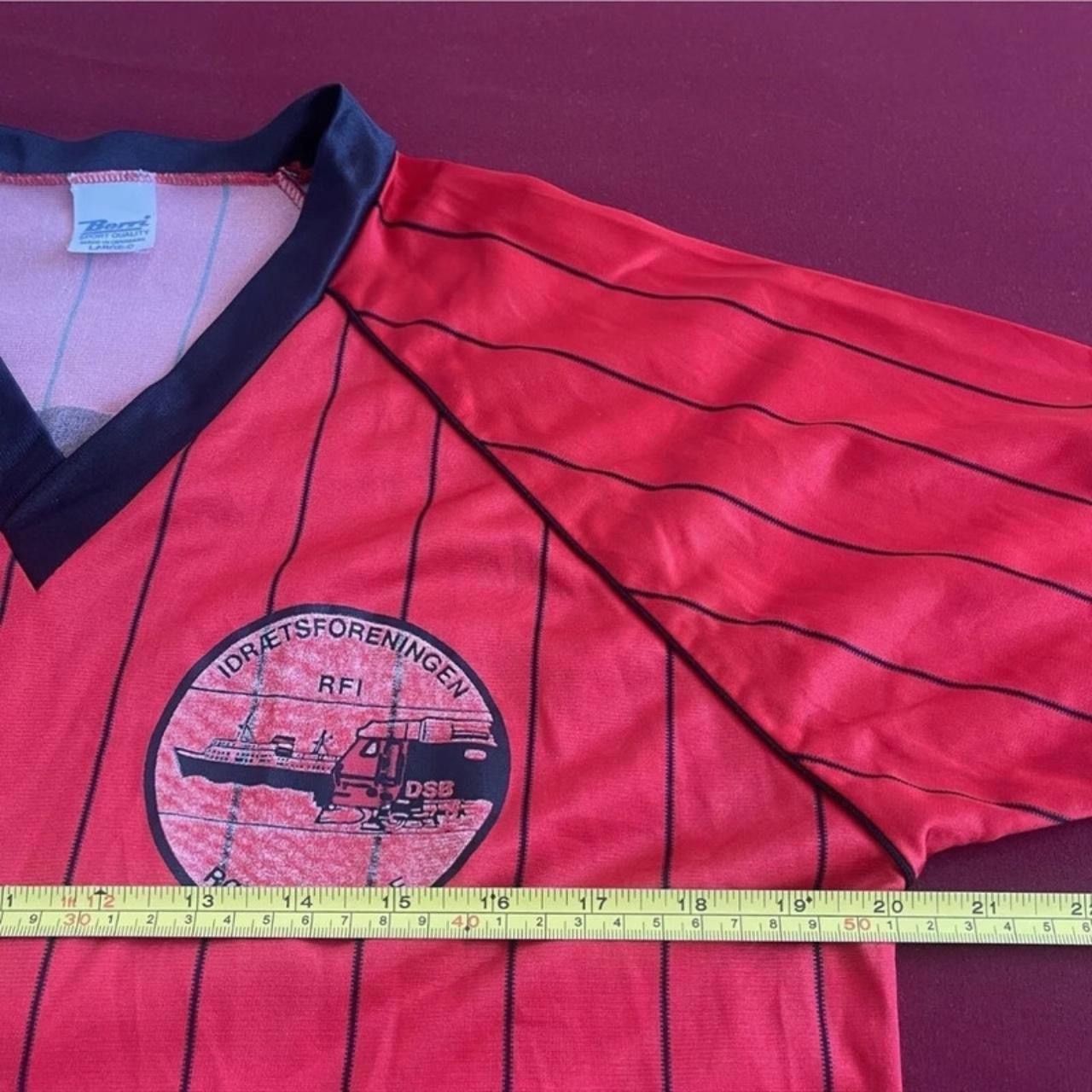 Other Vintage Berri Denmark Football Shirt Soccer Jersey #6 Size US L / EU 52-54 / 3 - 3 Thumbnail