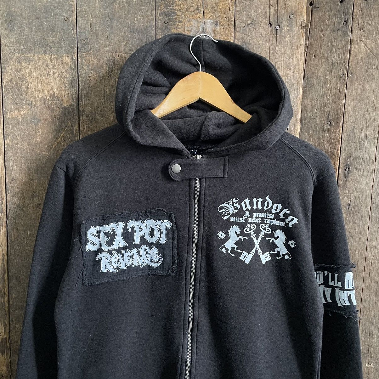 If Six Was Nine Sex Por Revenge Punk Long Hoodie Size L / US 10 / IT 46 - 2 Thumbnail