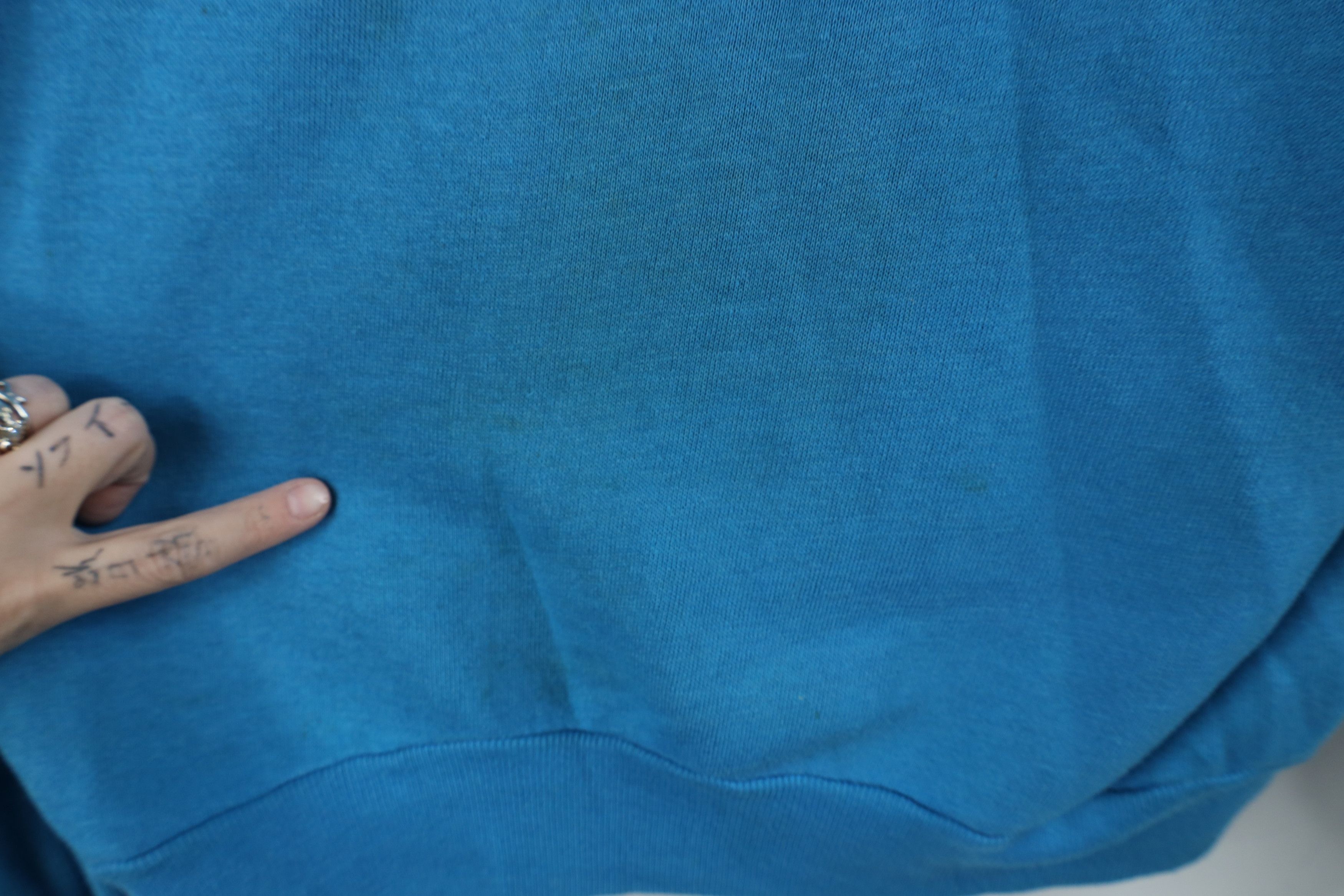 Vintage Vintage 70s Streetwear Blank Crewneck Sweatshirt Blue USA Size US L / EU 52-54 / 3 - 8 Thumbnail