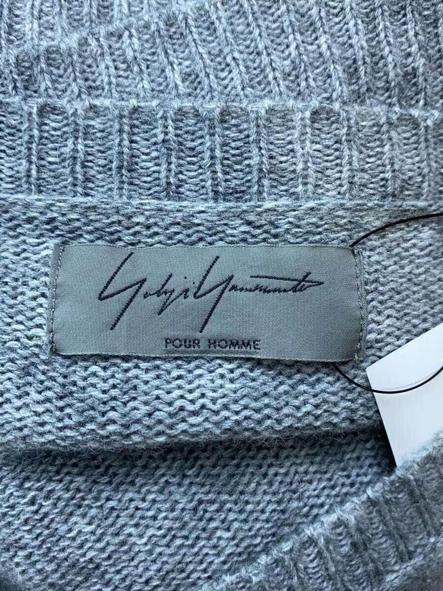 Yohji Yamamoto Pour Homme Oversized Wool Knit Sweater Size US L / EU 52-54 / 3 - 3 Thumbnail