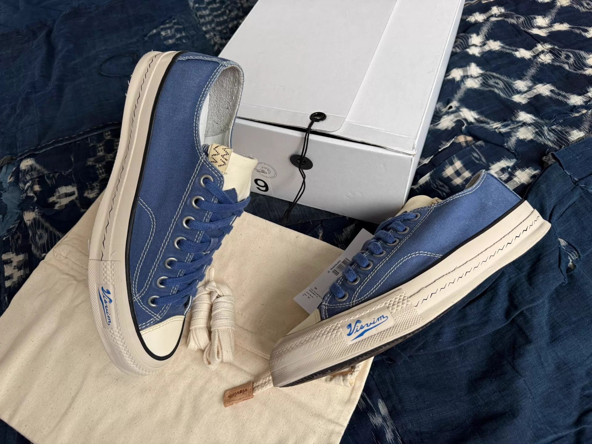 Visvim VISVIM 24SS SKAGWAY LO Low Top Sneaker Blue Size 9 Size US 9 / EU 42 - 1 Thumbnail