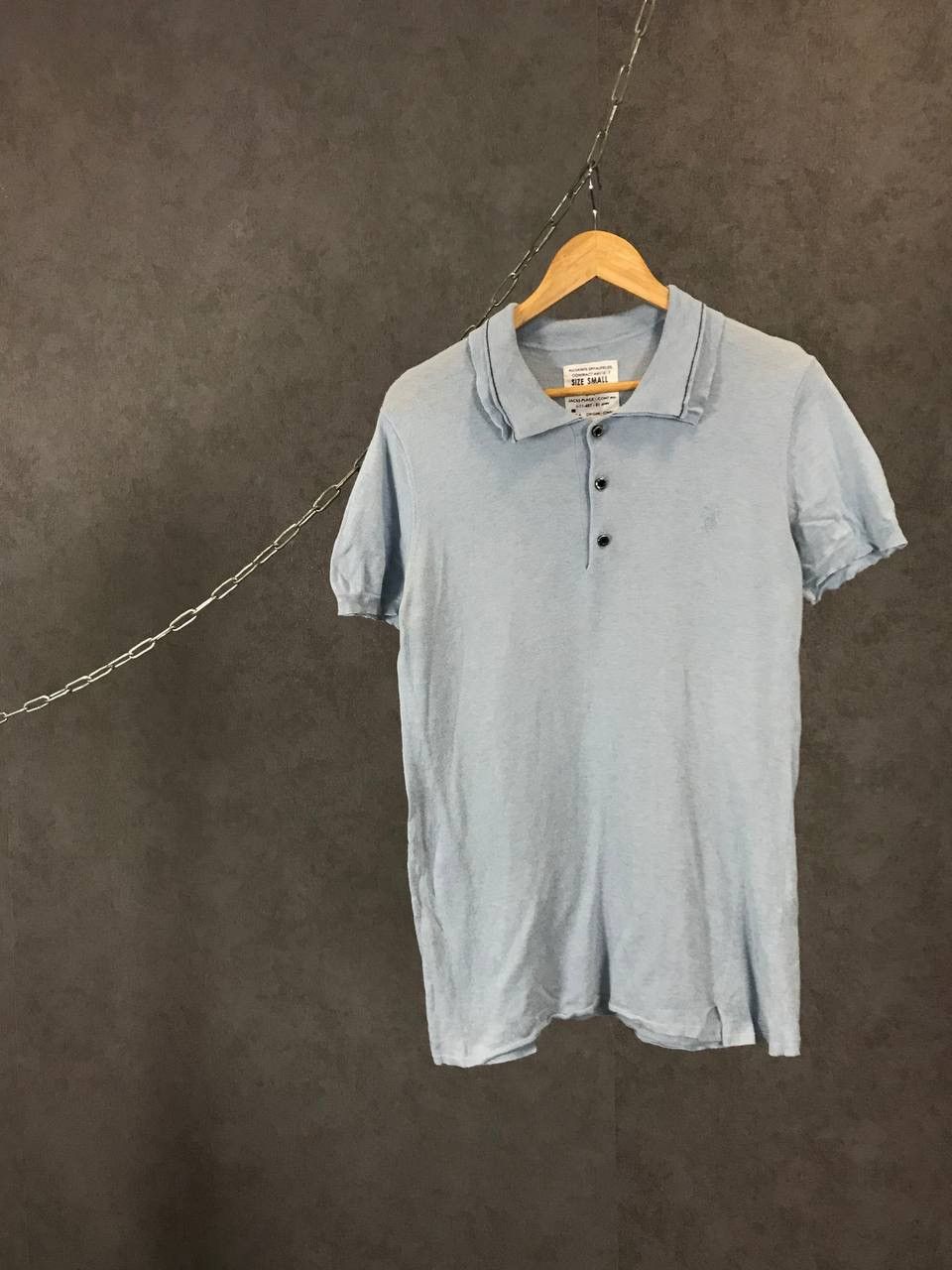 Allsaints Allsaints vintage designer logo polo tee Size US S / EU 44-46 / 1 - 1 Thumbnail