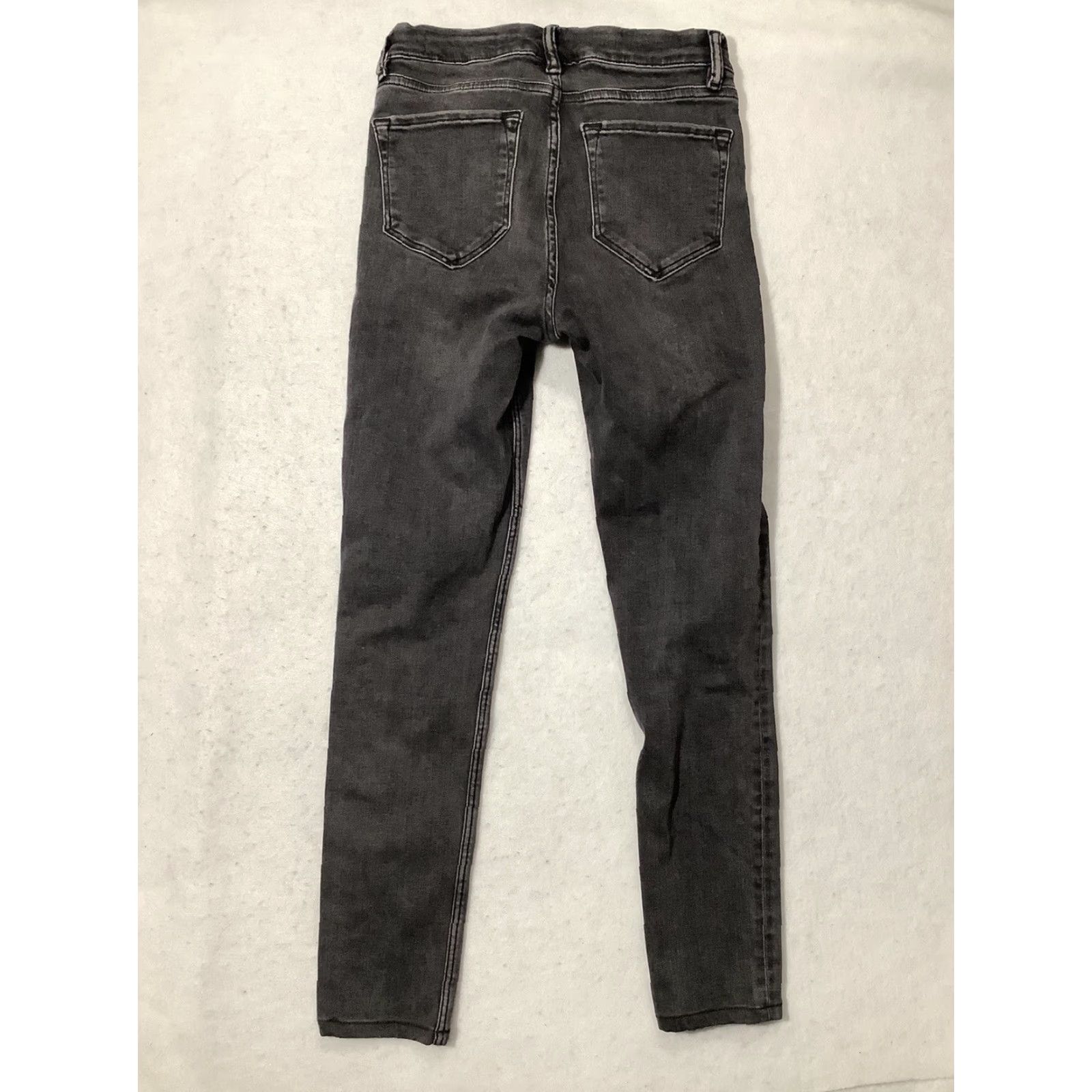 Allsaints All Saints Jeans Pants Womens 27 Black Mid Rise Stretch Skinny 5-Pocket Denim Logo Slim Fit Womens Size 27" / US 4 / IT 40 - 5 Thumbnail