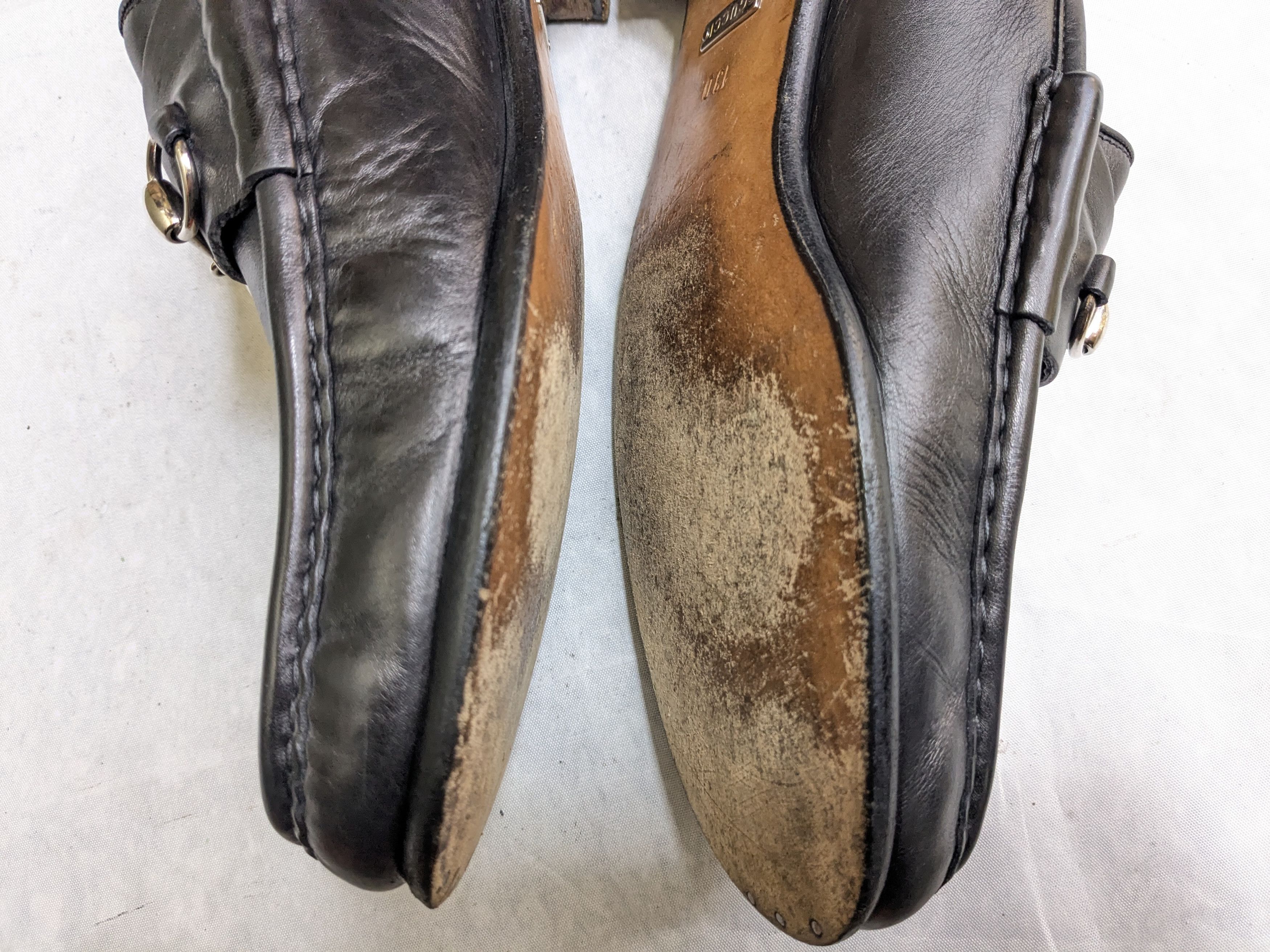 Gucci Gucci Horsebit Loafers Black 13 D Leather Snaffle Tom Ford Size US 13 / EU 46 - 9 Thumbnail