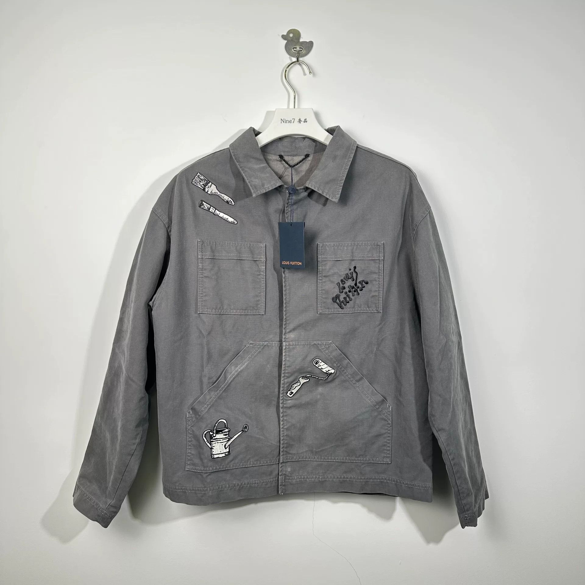 Louis Vuitton LV 2023 Tool Embroidered Cargo Jacket Size US XL / EU 56 / 4 - 1 Thumbnail