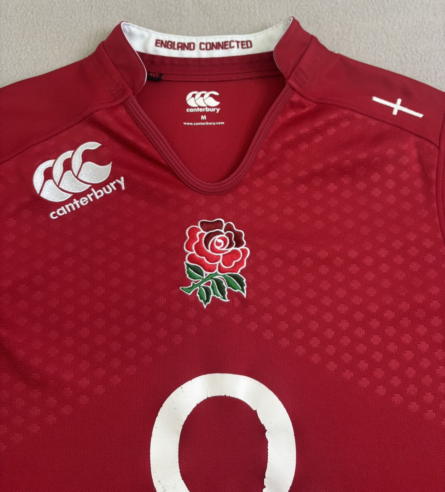 Canterbury of New Zealand England Rugby 2014/2015 Canterbury Jersey Size M Size US M / EU 48-50 / 2 - 8 Thumbnail
