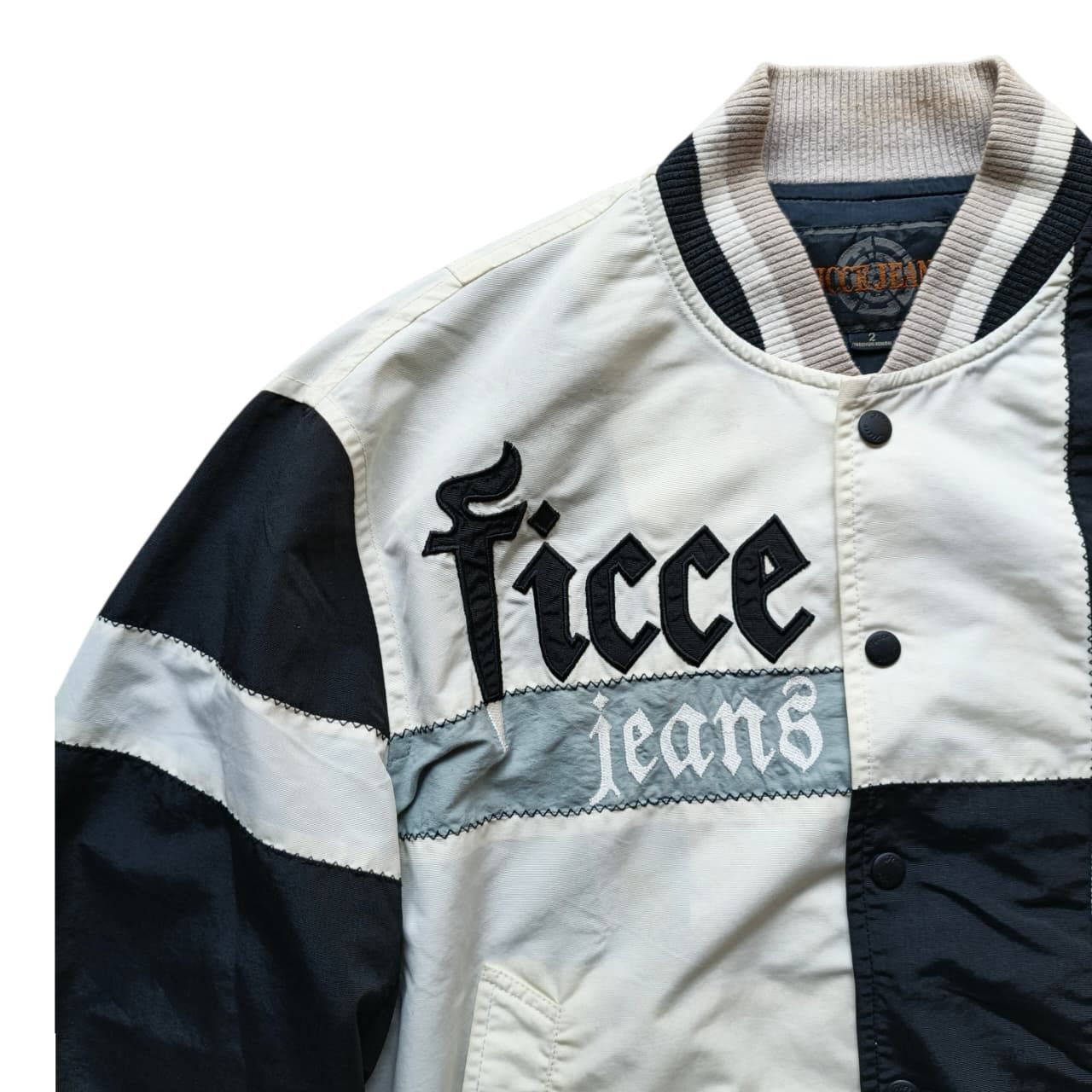 Vintage Yoshiyuki Konishi Ficce Jeans Bomber Jacket Size US M / EU 48-50 / 2 - 3 Thumbnail