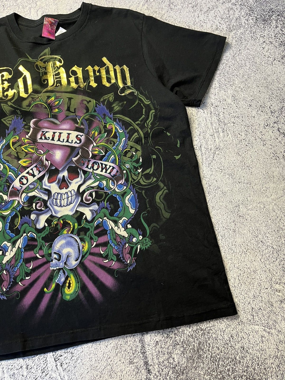 Christian Audigier Vintage Ed Hardy USA T shirt Rare Y2K Size US M / EU 48-50 / 2 - 9 Thumbnail