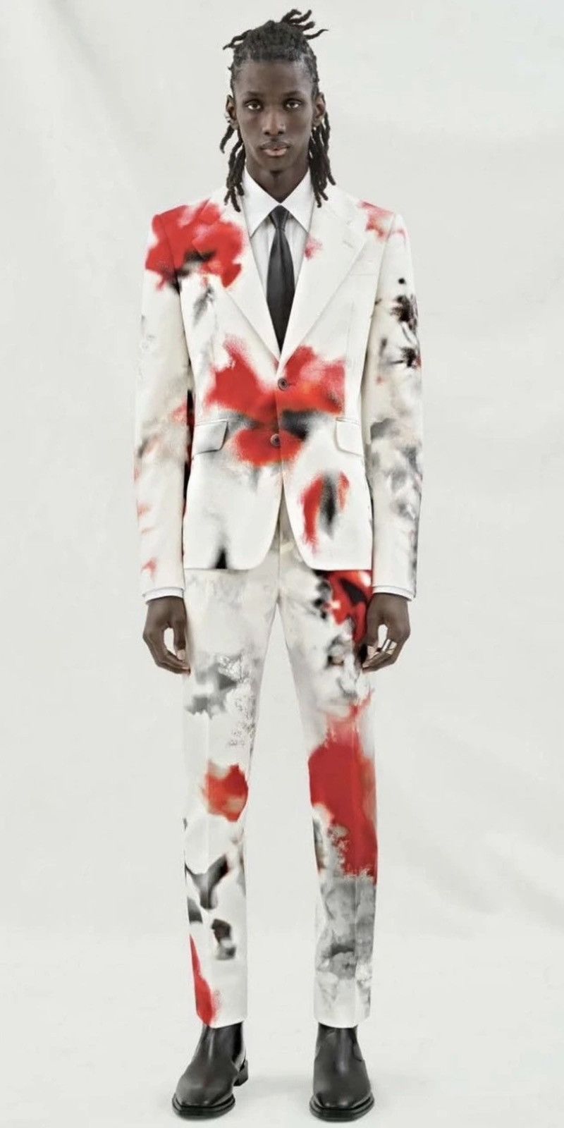 Obscured Floral print blazer size48