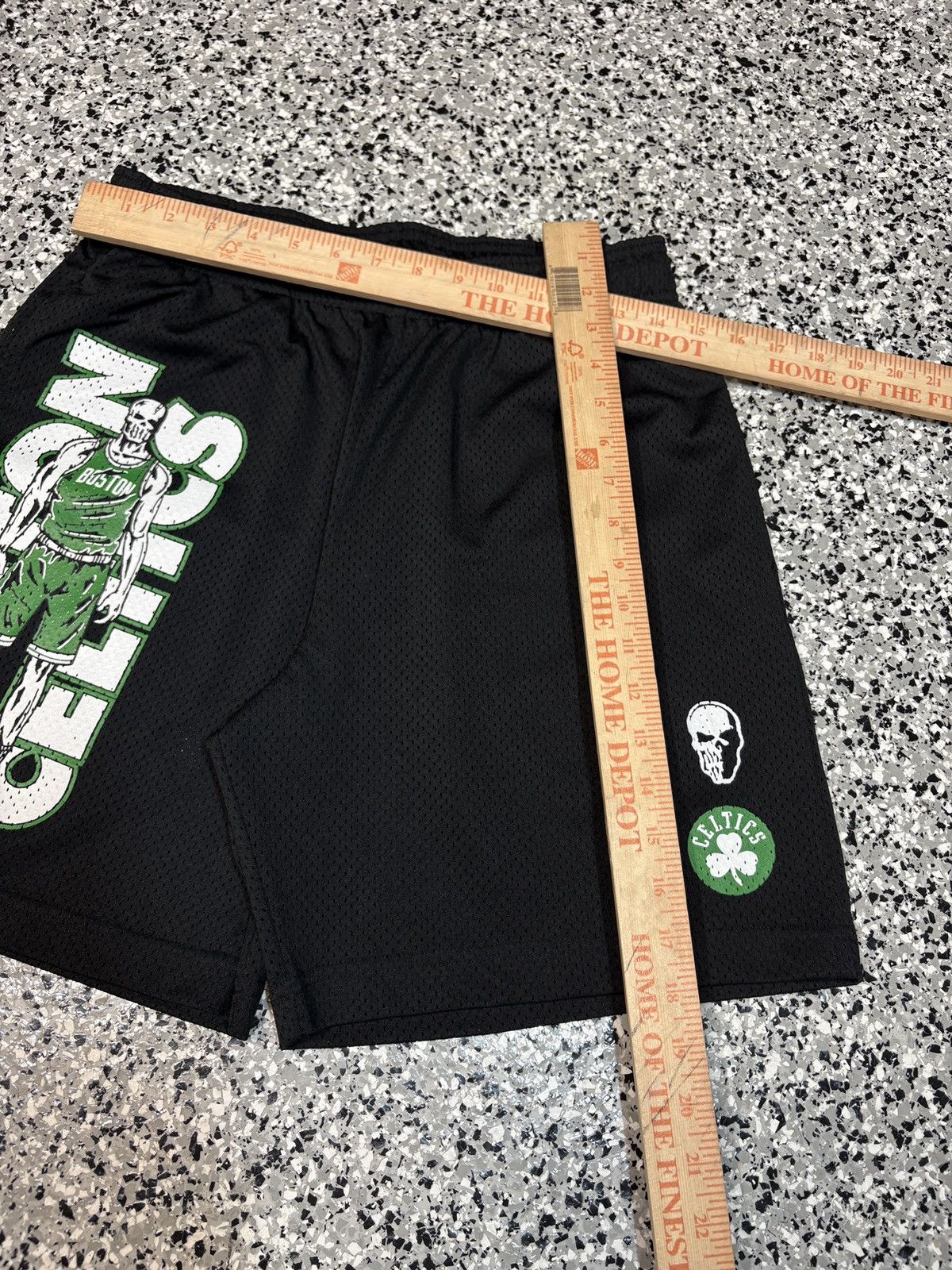 NBA × Warren Lotas 2023 Warren Lotas Boston Celtics Gym Shorts Size S Size US 30 / EU 46 - 8 Thumbnail