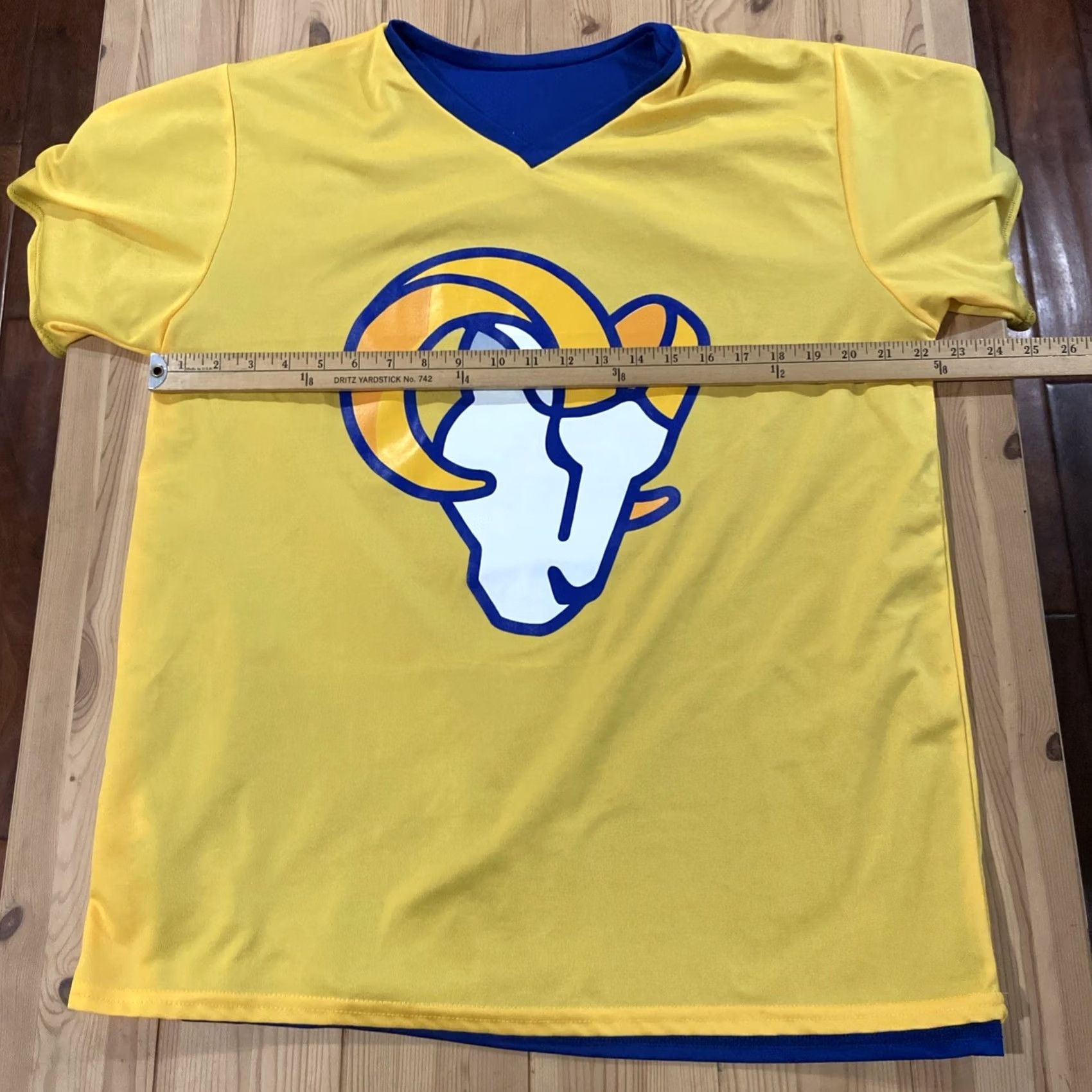NFL VINTAGE Los Angeles Rams Reversible Logo Jersey Shirt Oversized 2XL? Size US XXL / EU 58 / 5 - 5 Thumbnail
