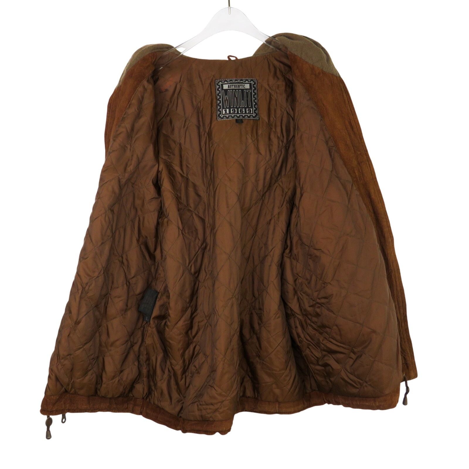Vintage 80s Winlit Vintage Leather Jacket Brown Suede Western Large Size US L / EU 52-54 / 3 - 2 Thumbnail