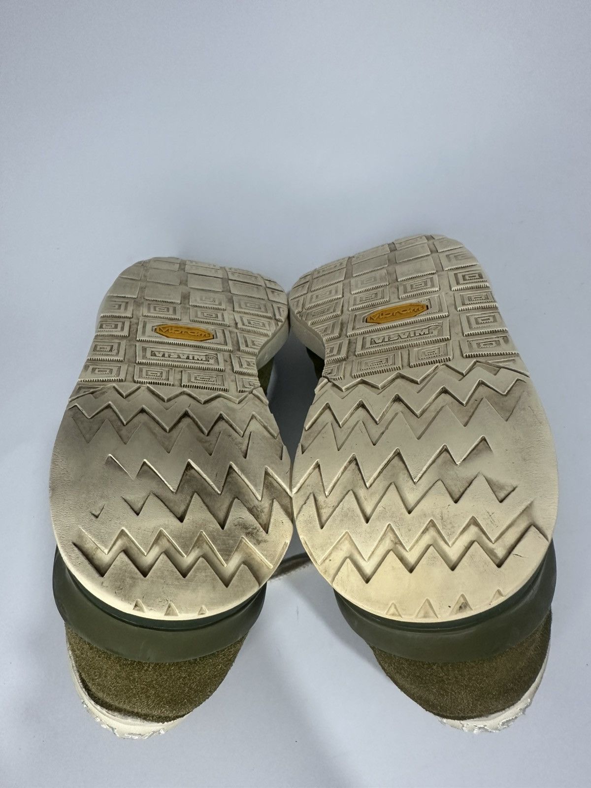 Visvim Visvim FKT Green Suede Leather Trimmed Nylon Runner Sneakers Size US 10.5 / EU 43-44 - 14 Thumbnail