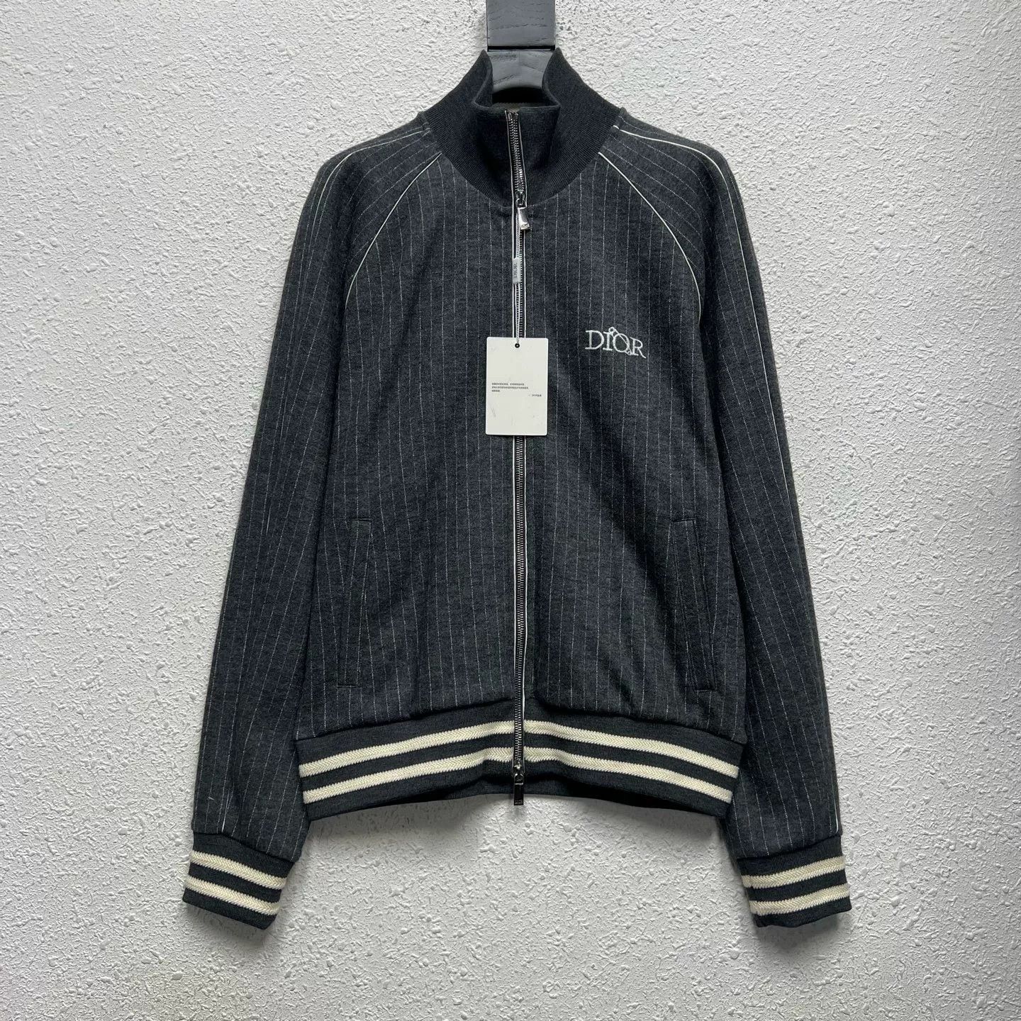 Dior dior wool blend striped jacket size S Size US S / EU 44-46 / 1 - 1 Thumbnail
