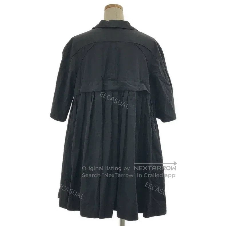 Comme des Garcons Comme Des Garcons Black Polyester Crepe Long Jacket Size M / US 6-8 / IT 42-44 - 2 Thumbnail