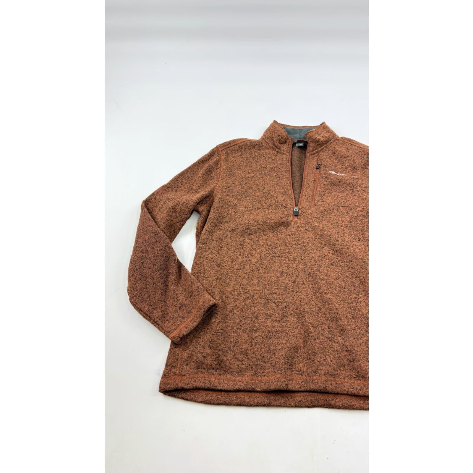 Eddie Bauer Eddie Bauer Sweater Mens Large Brown Fleece 1/4 Zip Mock Neck Pullover Outdoor Size US L / EU 52-54 / 3 - 2 Thumbnail