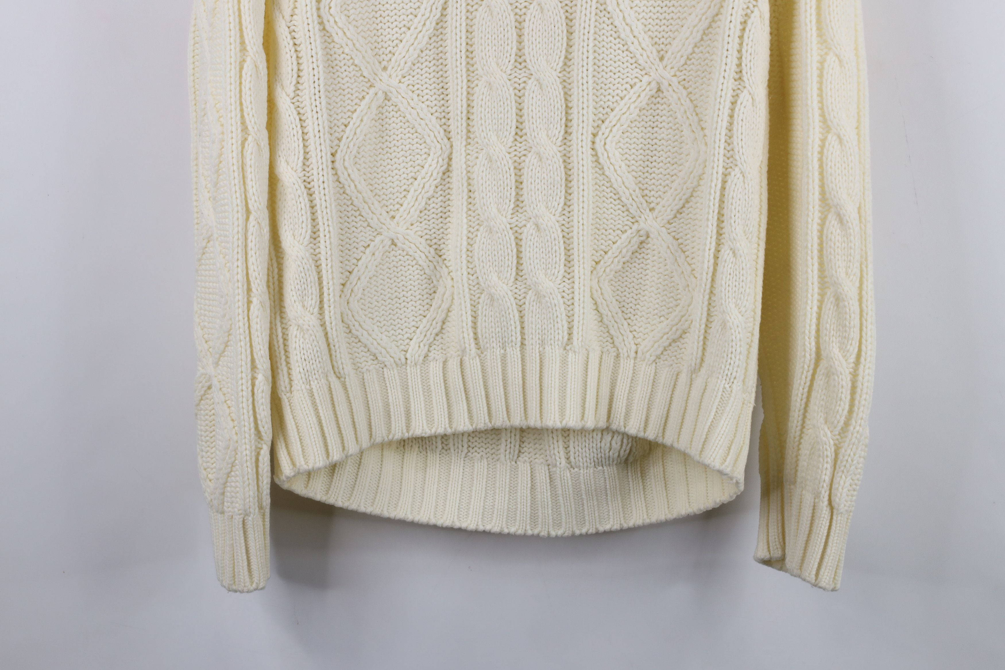 Vintage Vintage 70s Streetwear Fisherman Chunky Cable Knit Sweater Size US M / EU 48-50 / 2 - 10 Thumbnail