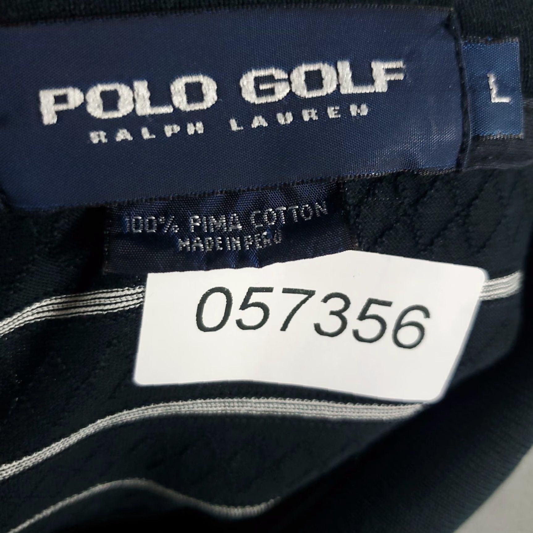 Ralph Lauren Ralph Lauren Shirt Adult Large Black Striped Polo Classic Mens Size US L / EU 52-54 / 3 - 6 Thumbnail