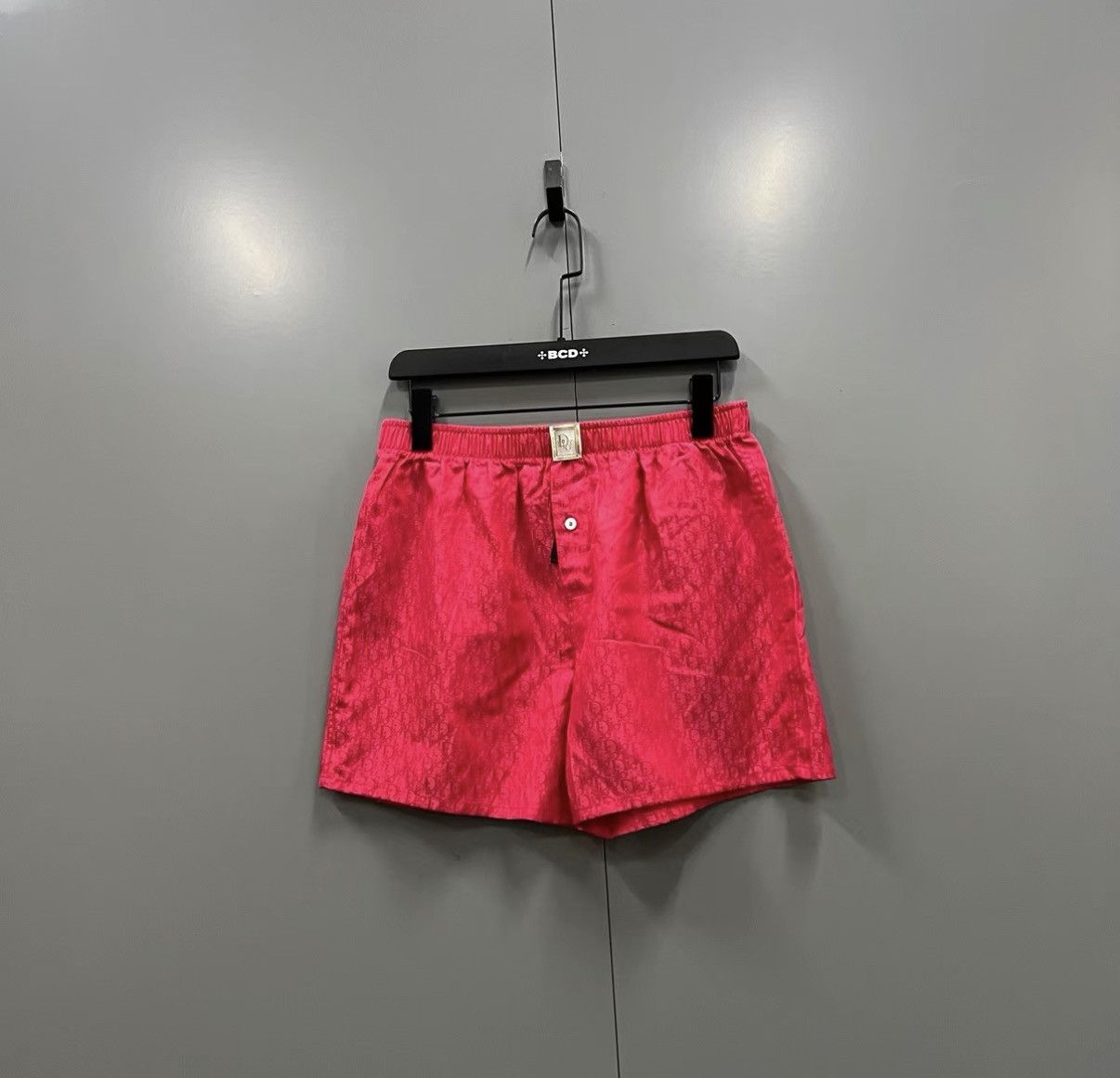 Dior Dior Red All-over Monogram Shorts J41 Size US 34 / EU 50 - 1 Thumbnail
