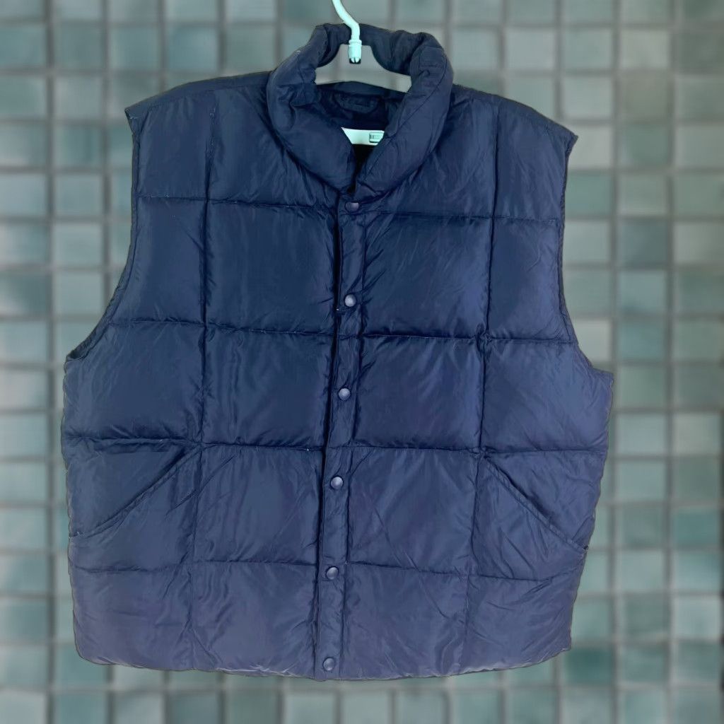Lands' End Lands' End Vest Mens L Blue Down Puffer Quilted Insulated Lightweight Outdoor Ski 52 In Chest Mens Size US L / EU 52-54 / 3 - 1 Thumbnail