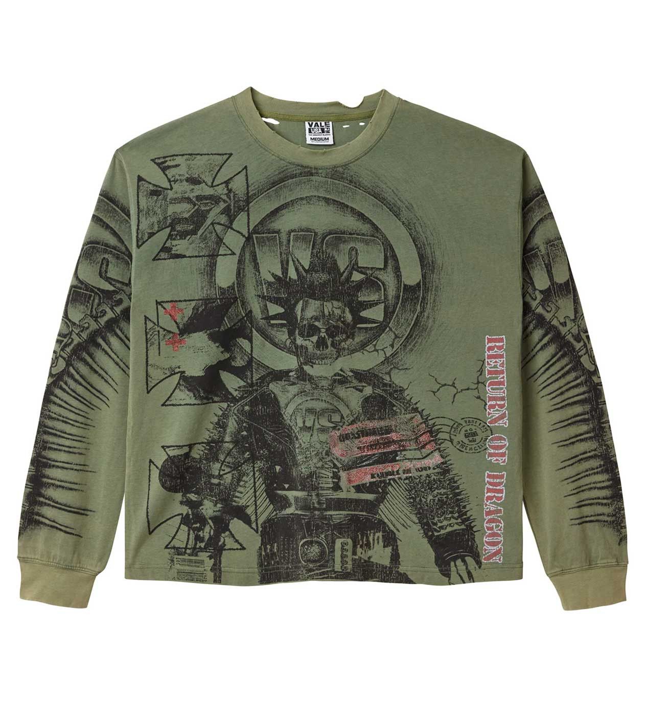 Vale Forever Reggie L/S Tee Green Size US M / EU 48-50 / 2 - 1 Thumbnail
