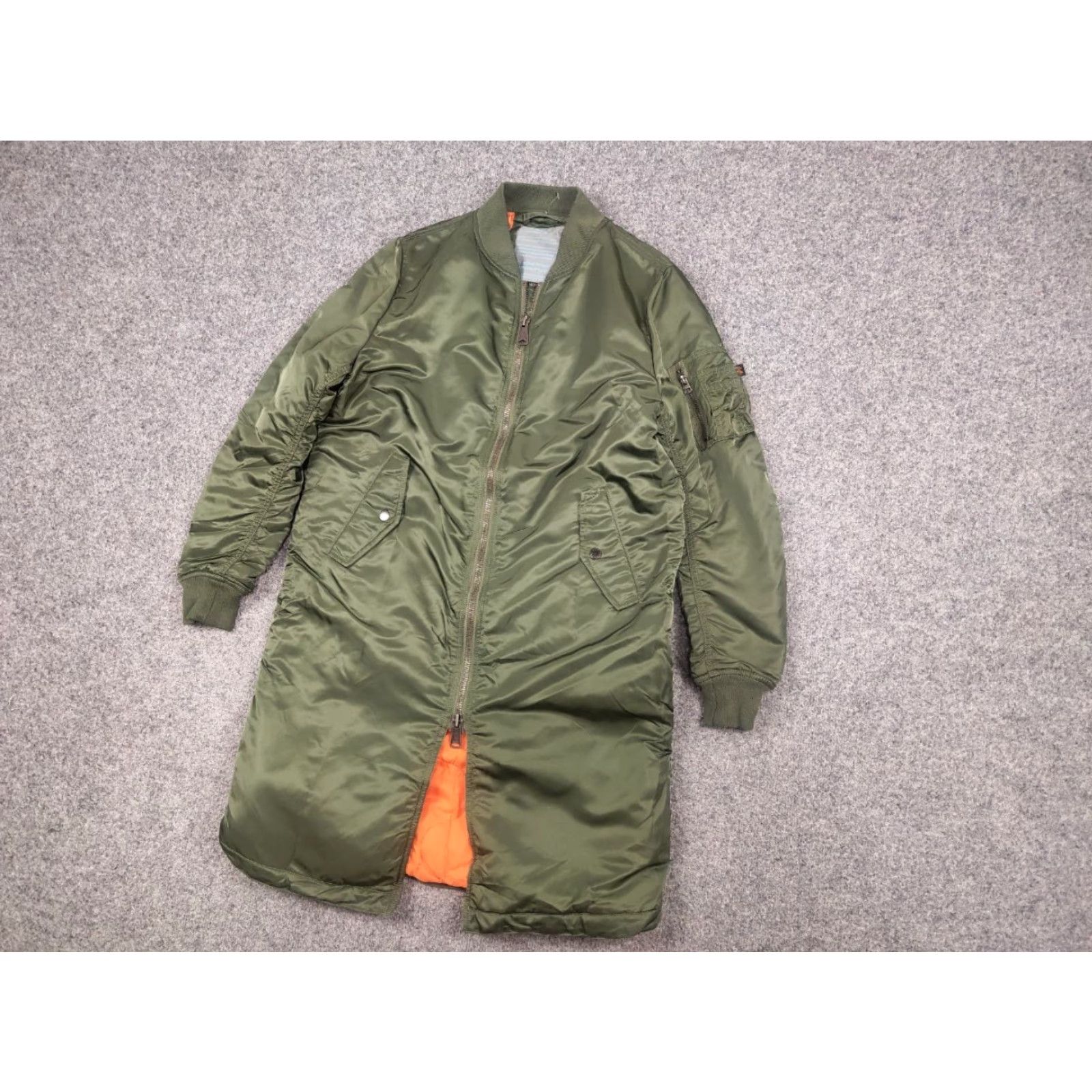 Alpha Industries Alpha Industries MA-1 Long green Military Bomber Jacket Size US M / EU 48-50 / 2 - 4 Thumbnail