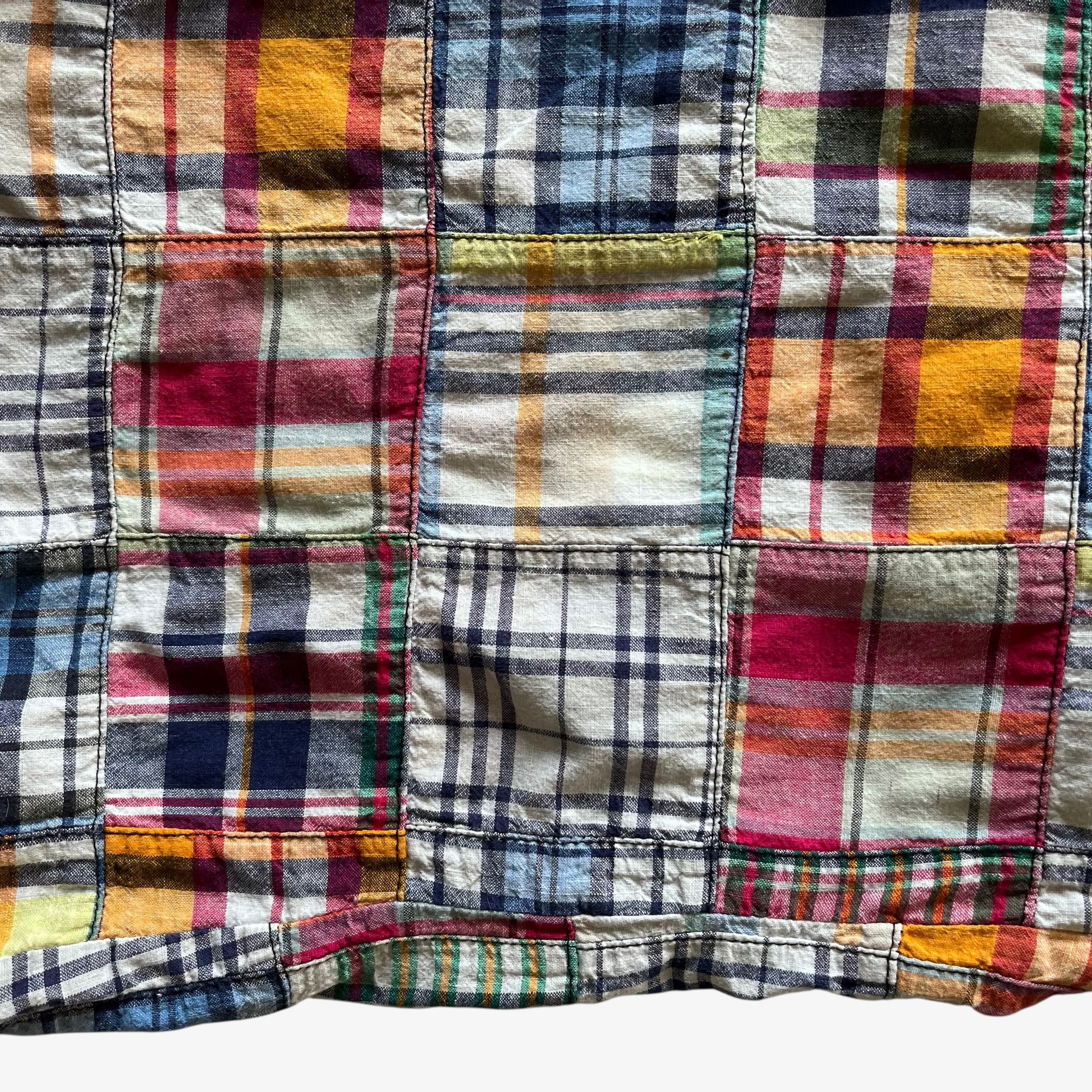 Ralph Lauren Vintage 90s Men's Polo Ralph Lauren Patchwork Shirt Size US S / EU 44-46 / 1 - 6 Thumbnail