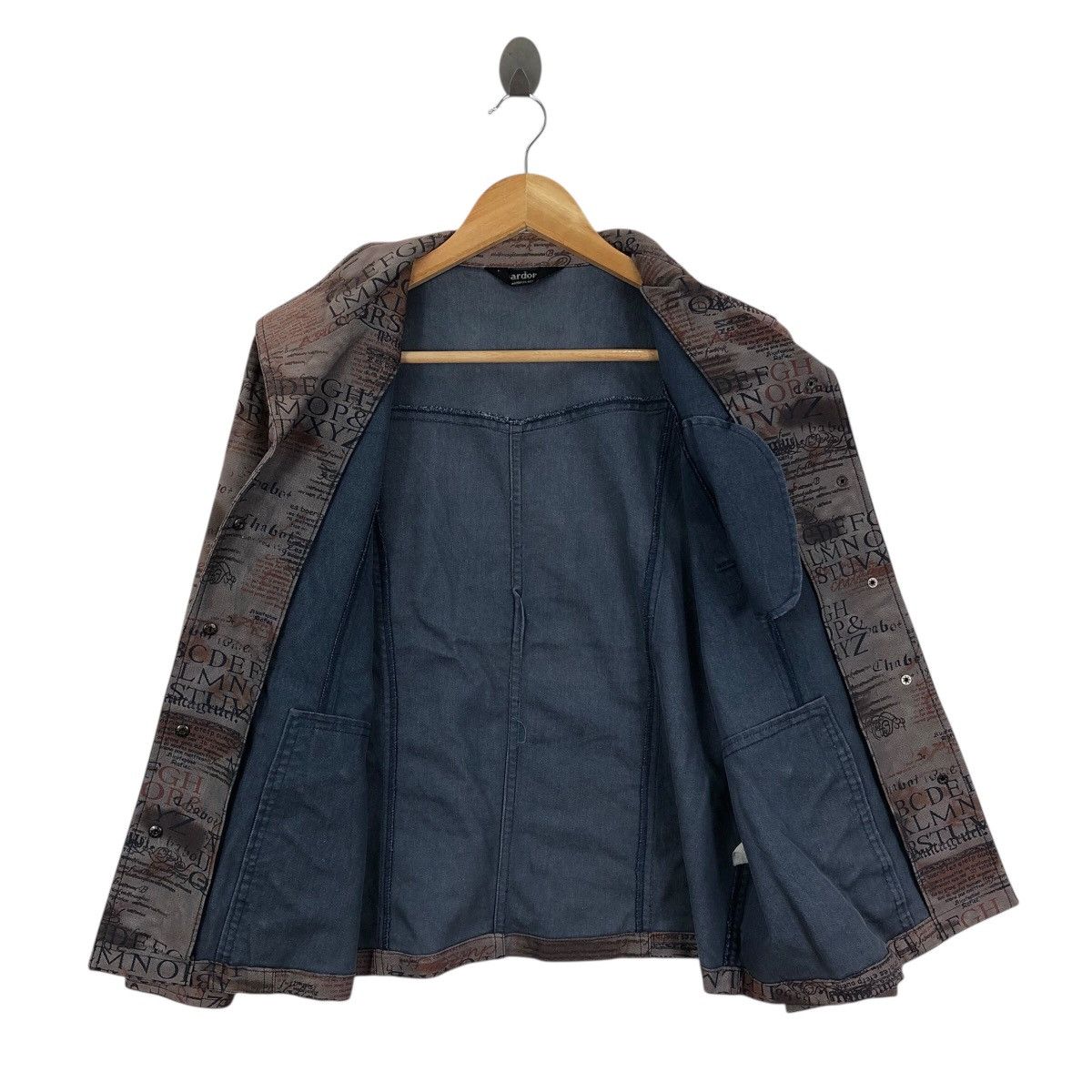 Vintage Vintage CHARDONNE ARTWORK Alphabet Seditionaries Jacket Size M / US 6-8 / IT 42-44 - 5 Thumbnail