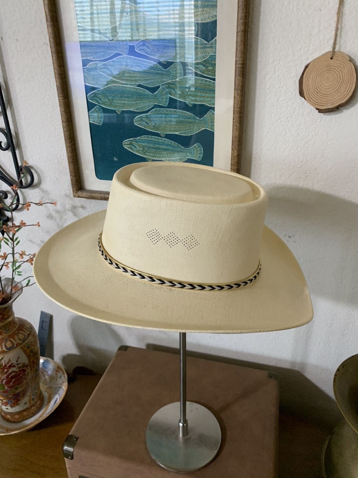 Cowboy Equipment × Summit Clothing Summit Hat Co. Cowboy hat Sz 7 1/8 57 Size ONE SIZE - 4 Thumbnail