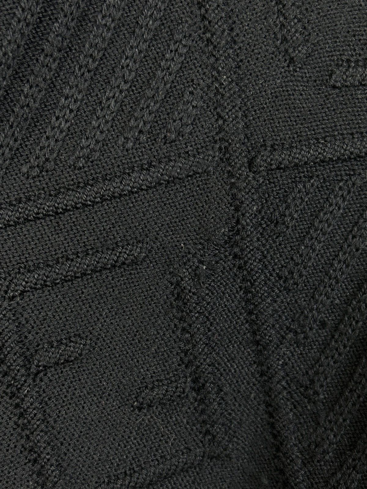 Fendi 90s Vintage Fendi Uomo Monogram Wool Collared Sweater Size US M / EU 48-50 / 2 - 6 Thumbnail