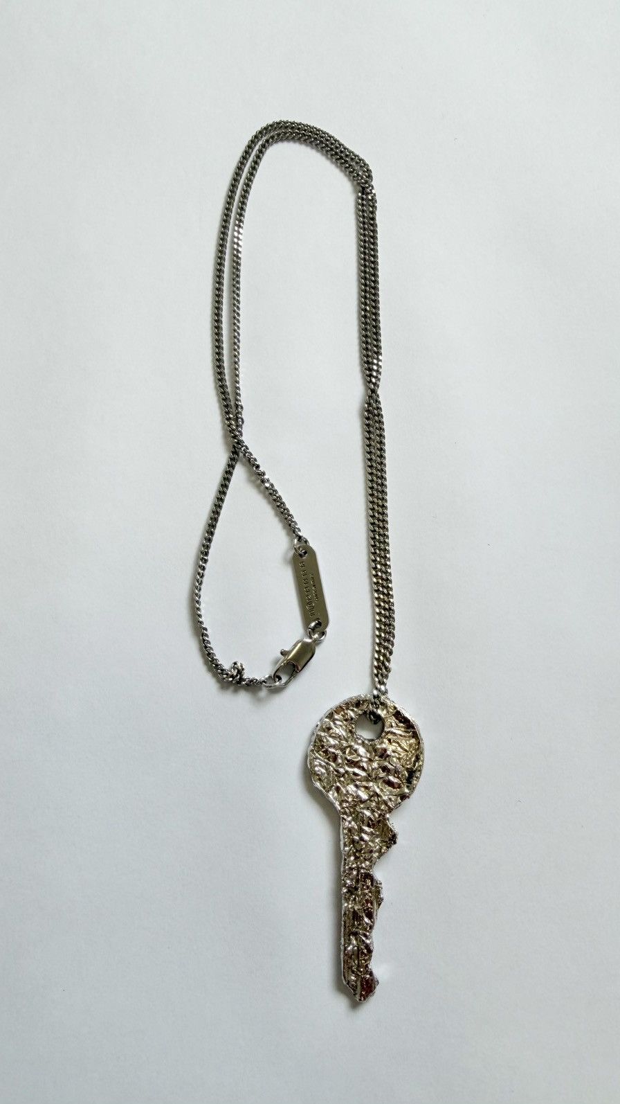 Maison Margiela S/S 10 ‘Silver Foil Key’ Chain Necklace Size ONE SIZE - 13 Thumbnail