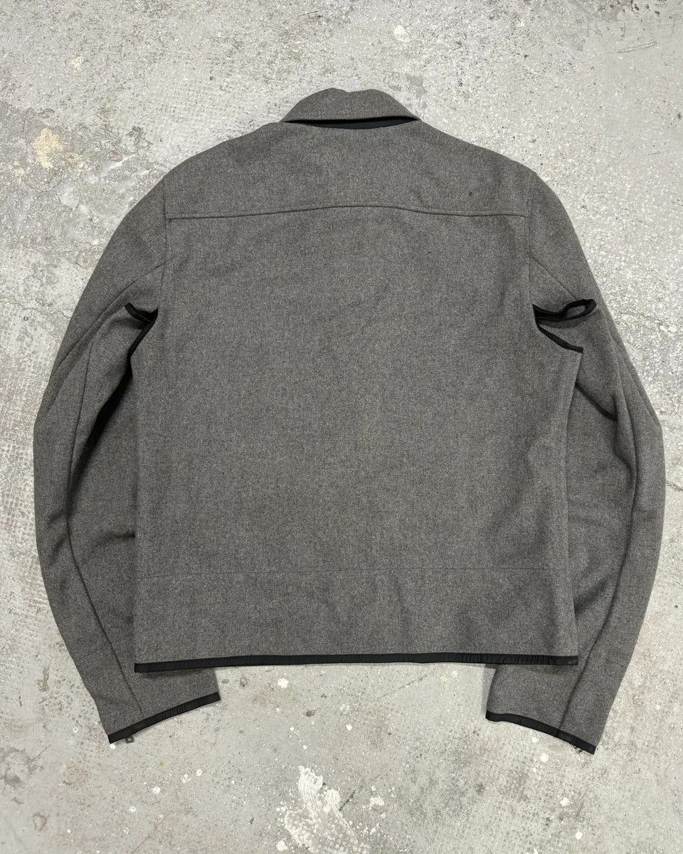 Prada 2000s Prada Wool Minimaliste Grey Jacket Size US L / EU 52-54 / 3 - 2 Thumbnail