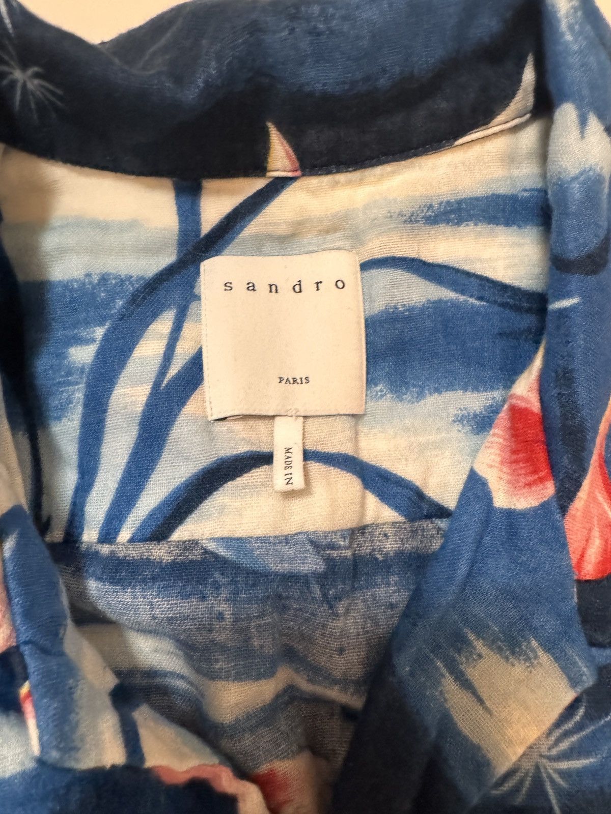 Sandro Sandro Short sleeve button up Size US S / EU 44-46 / 1 - 2 Thumbnail