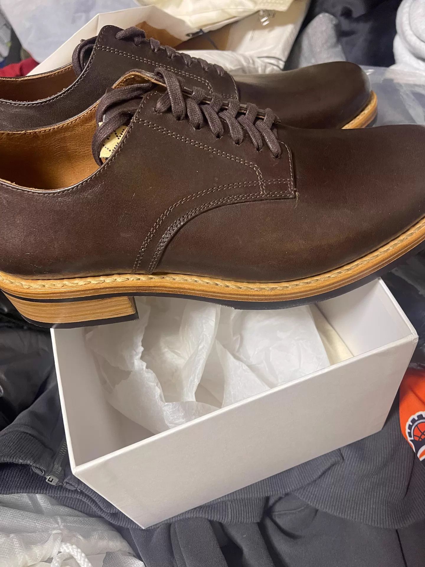 Visvim Visvim 24aw Galvin Plain Toe Folk Dark Brown US10 Size US 10 / EU 43 - 2 Thumbnail