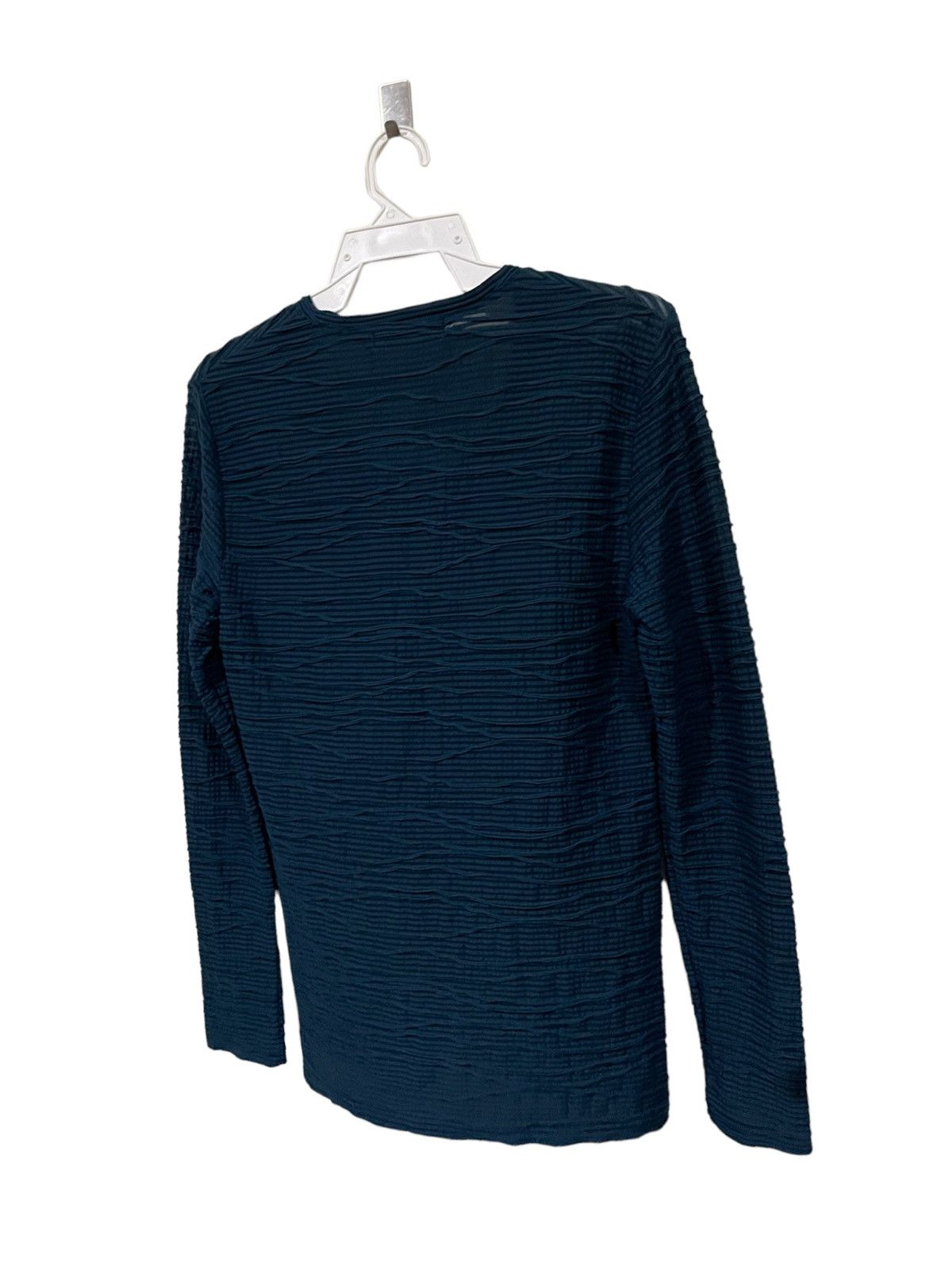 Japanese Brand Tornado Mart Pleated Wave Art Longsleeve Shirts Size US M / EU 48-50 / 2 - 14 Thumbnail