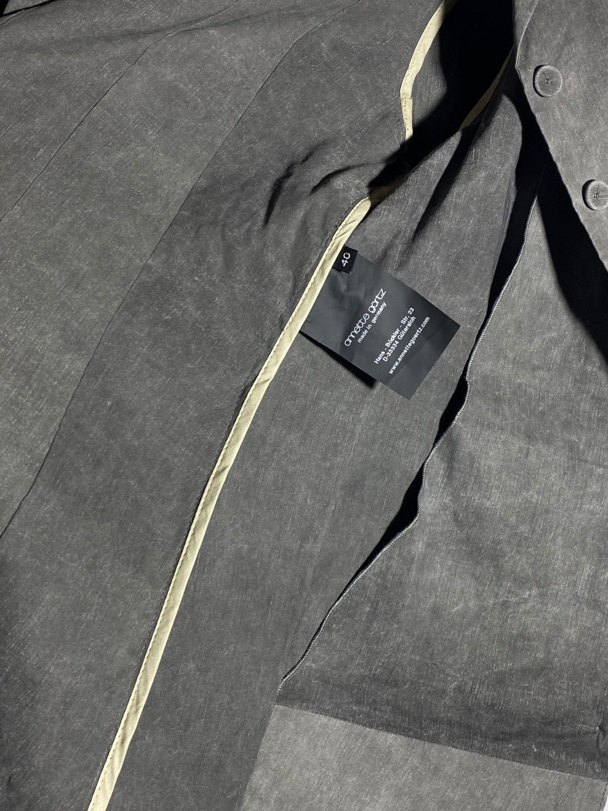 Annette Gortz Annette Gortz Linen Coat Jacket Size M / US 6-8 / IT 42-44 - 19 Thumbnail