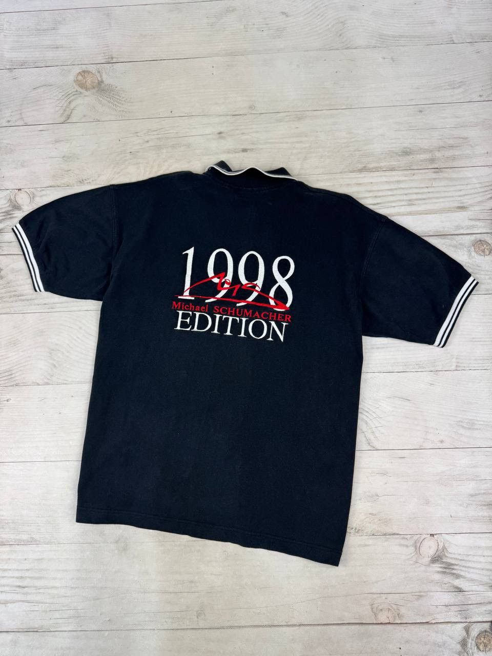 Vintage Vintage Michael Schumacher F1 1998 Polo Shirt Ferarri Size US L / EU 52-54 / 3 - 2 Thumbnail