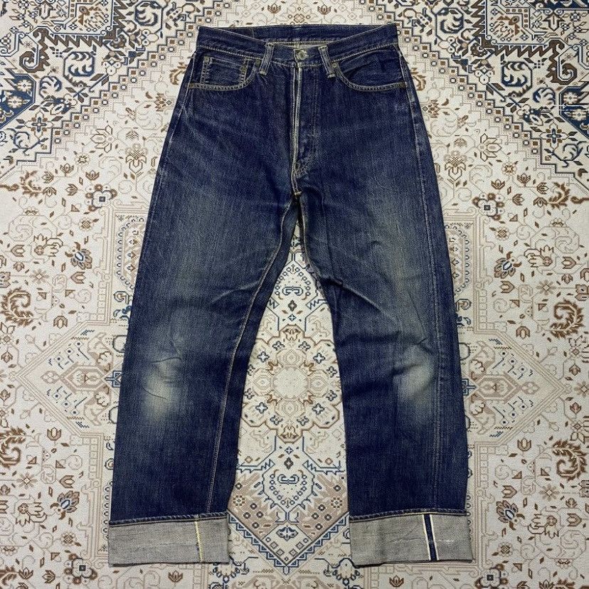 Japanese Brand Vintage japanese denim button fly selvedge jeans Size US 29 - 2 Thumbnail