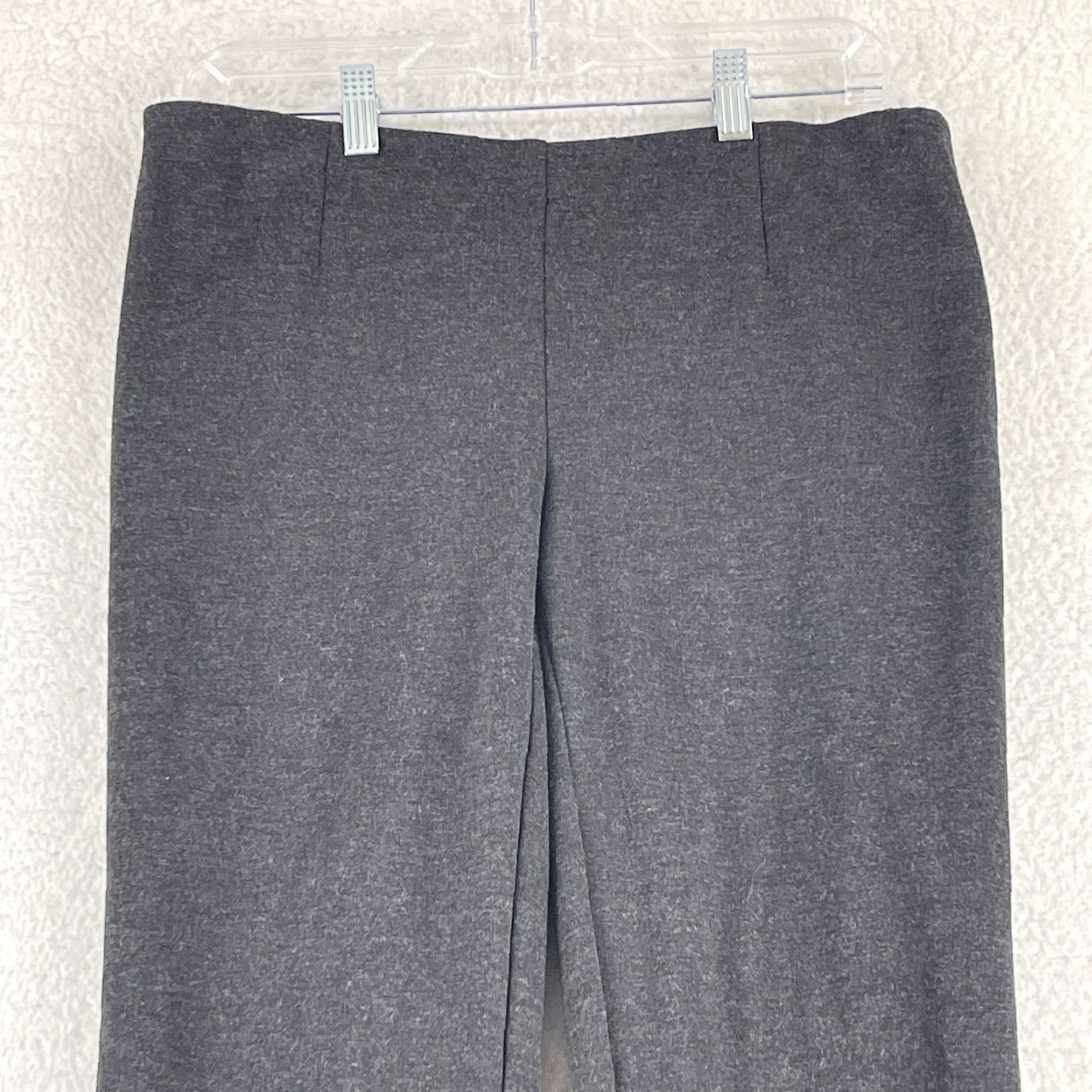 J. Jill J. Jill Petites Gray Ponte Slim Leg Pants Womens Pull On Stretch Mid-Rise PS Size 28" / US 6 / IT 42 - 2 Thumbnail